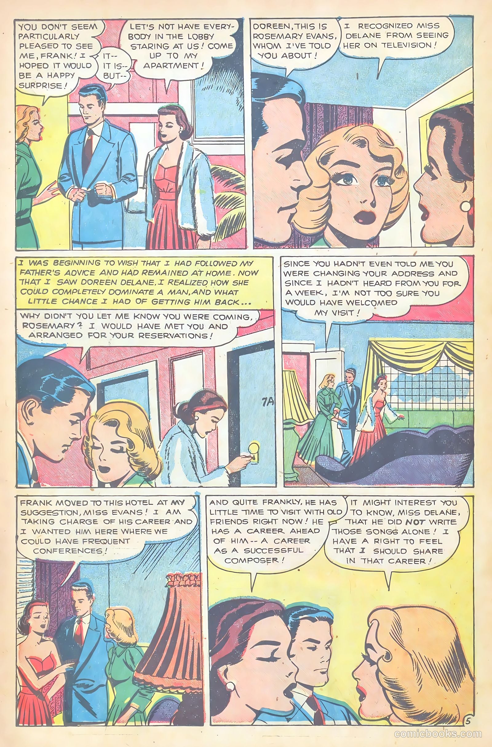 Real Love #45 (1952) — page 22 of 36