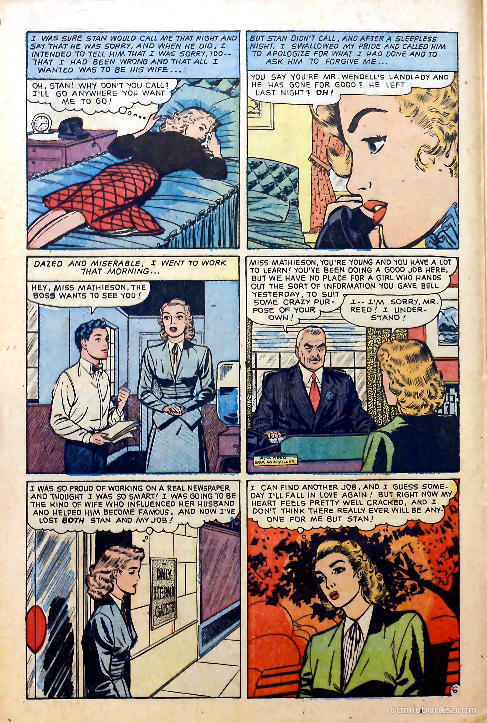 Real Love #46 (1952) — page 8 of 36