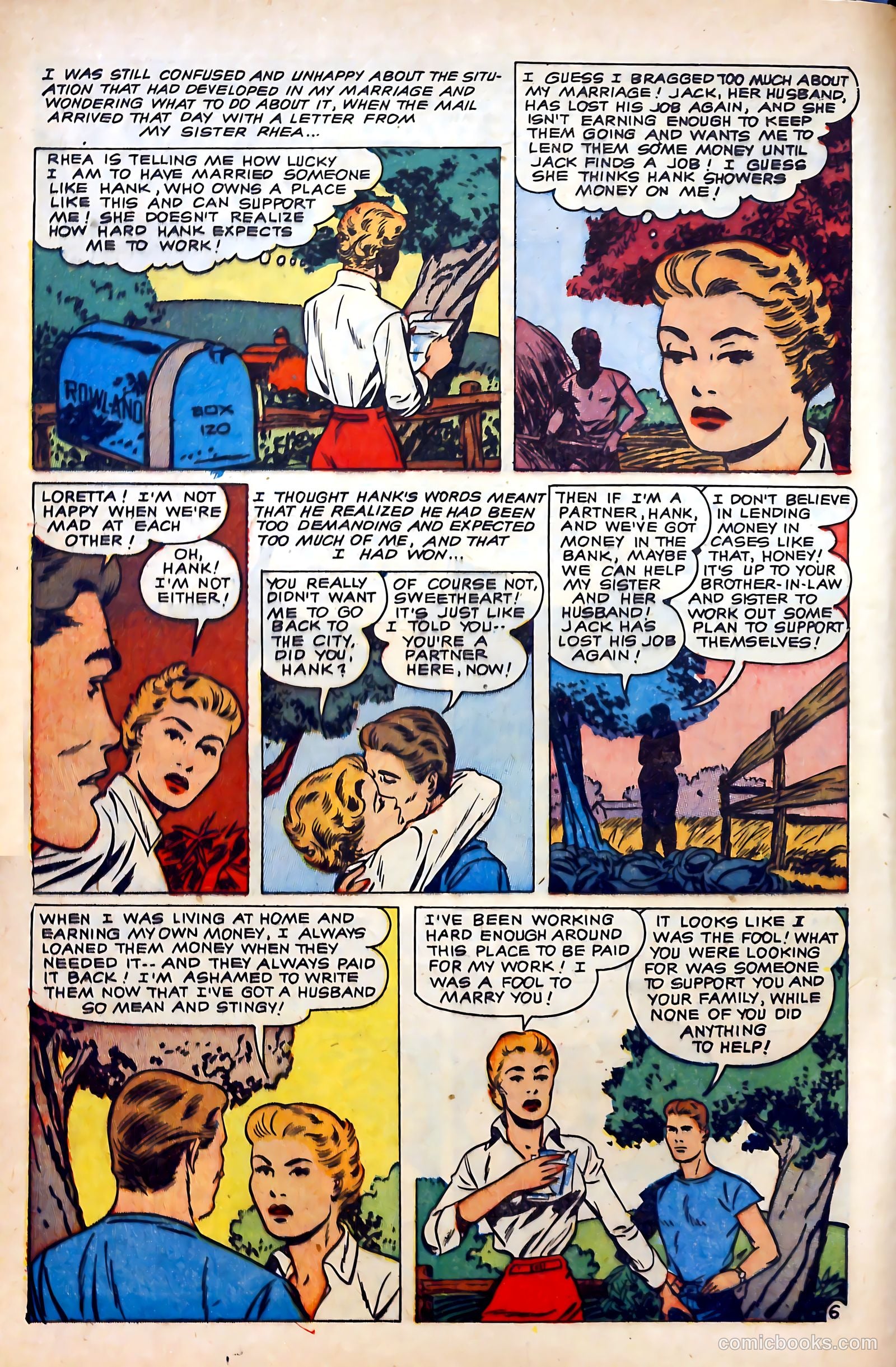 Real Love #50 (1952) — page 8 of 36