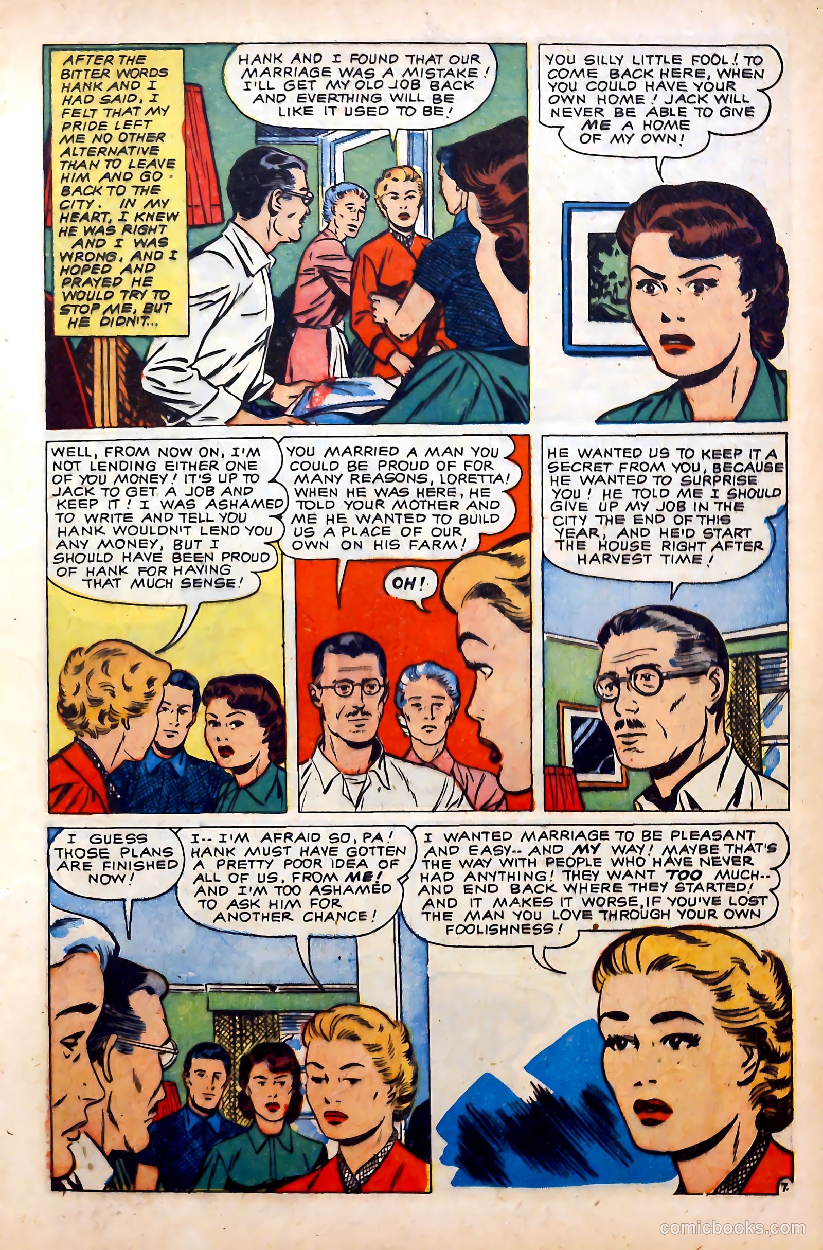 Real Love #50 (1952) — page 9 of 36