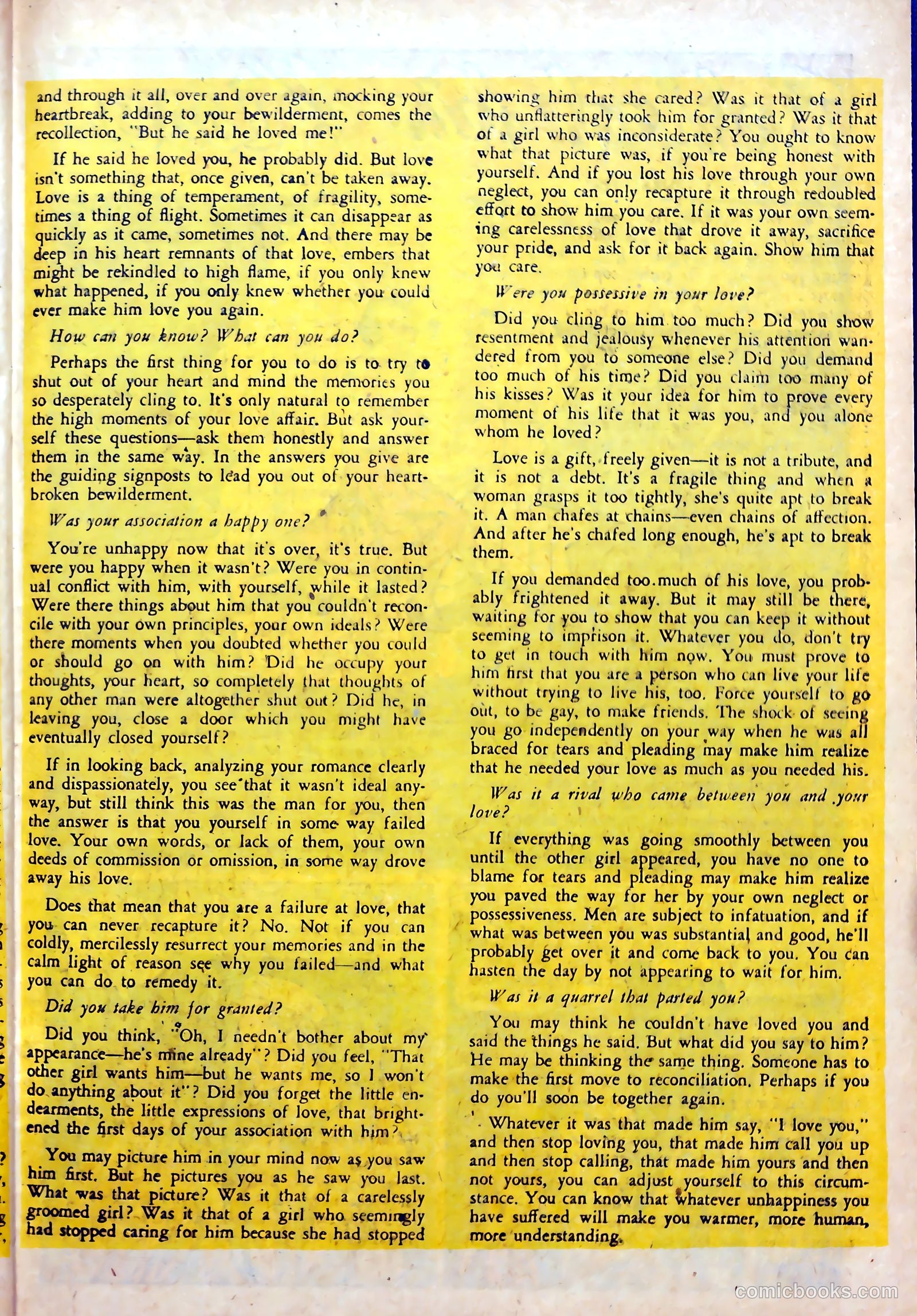 Real Love #50 (1952) — page 27 of 36