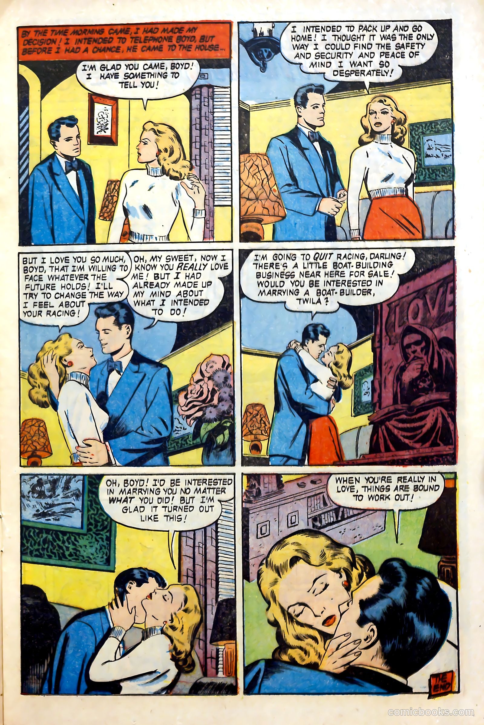 Real Love #51 (1952) — page 17 of 36