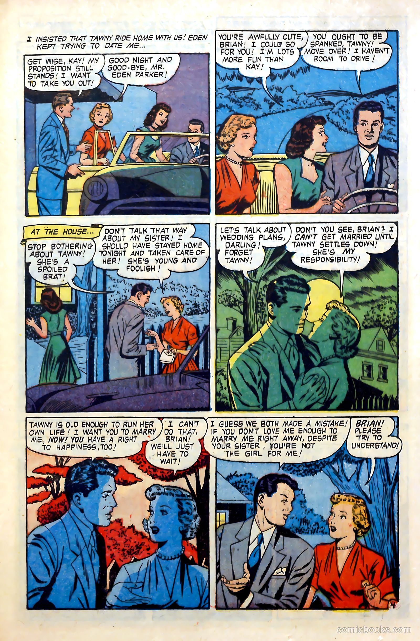 Real Love #51 (1952) — page 21 of 36
