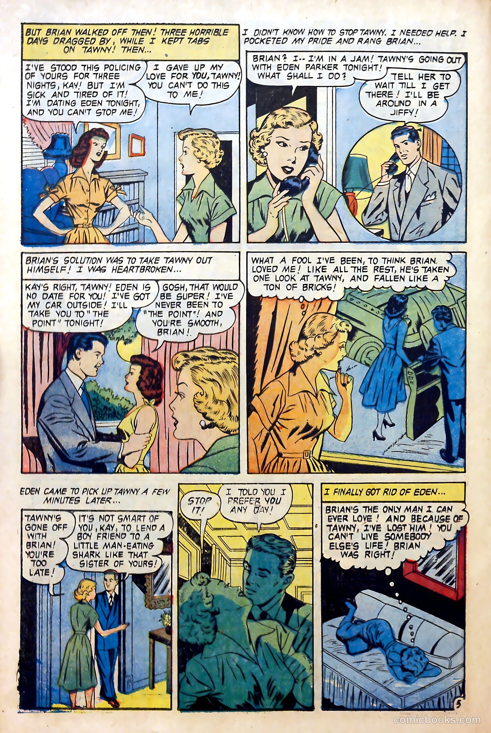 Real Love #51 (1952) — page 22 of 36