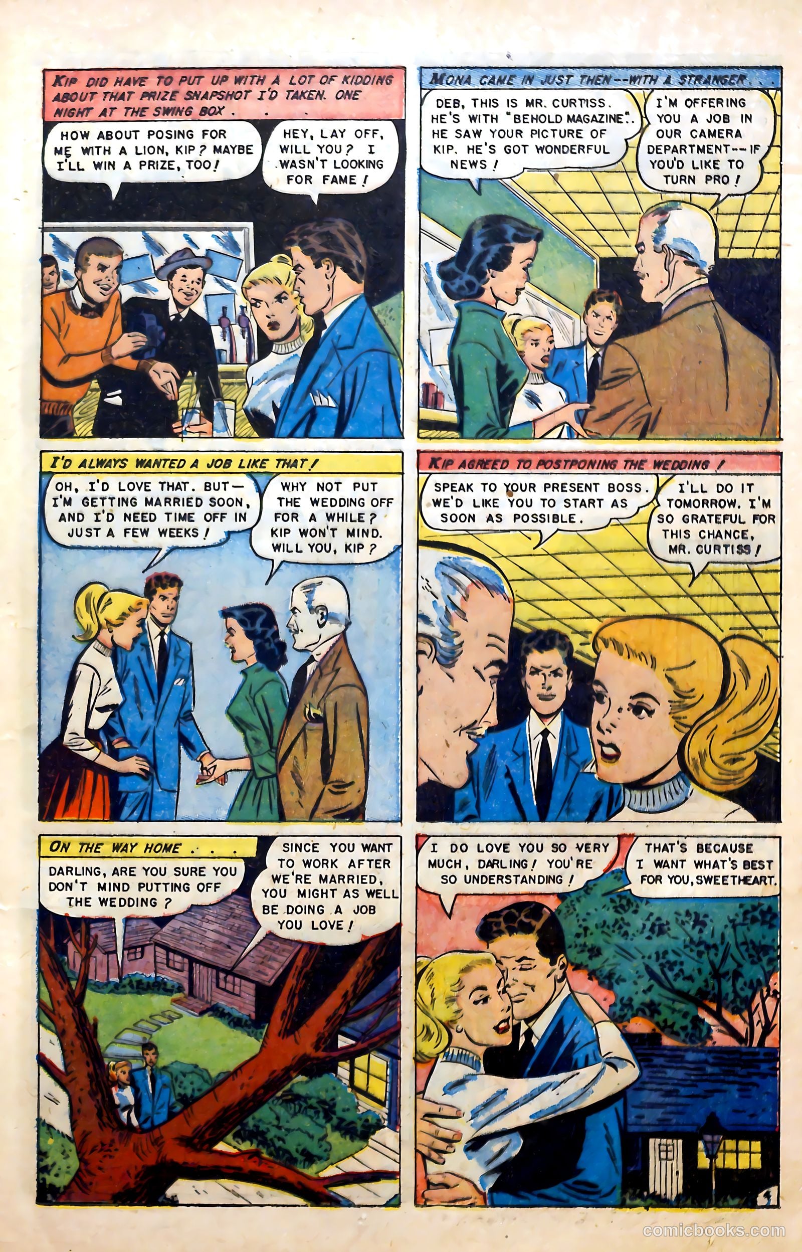Real Love #55 (1953) — page 21 of 37