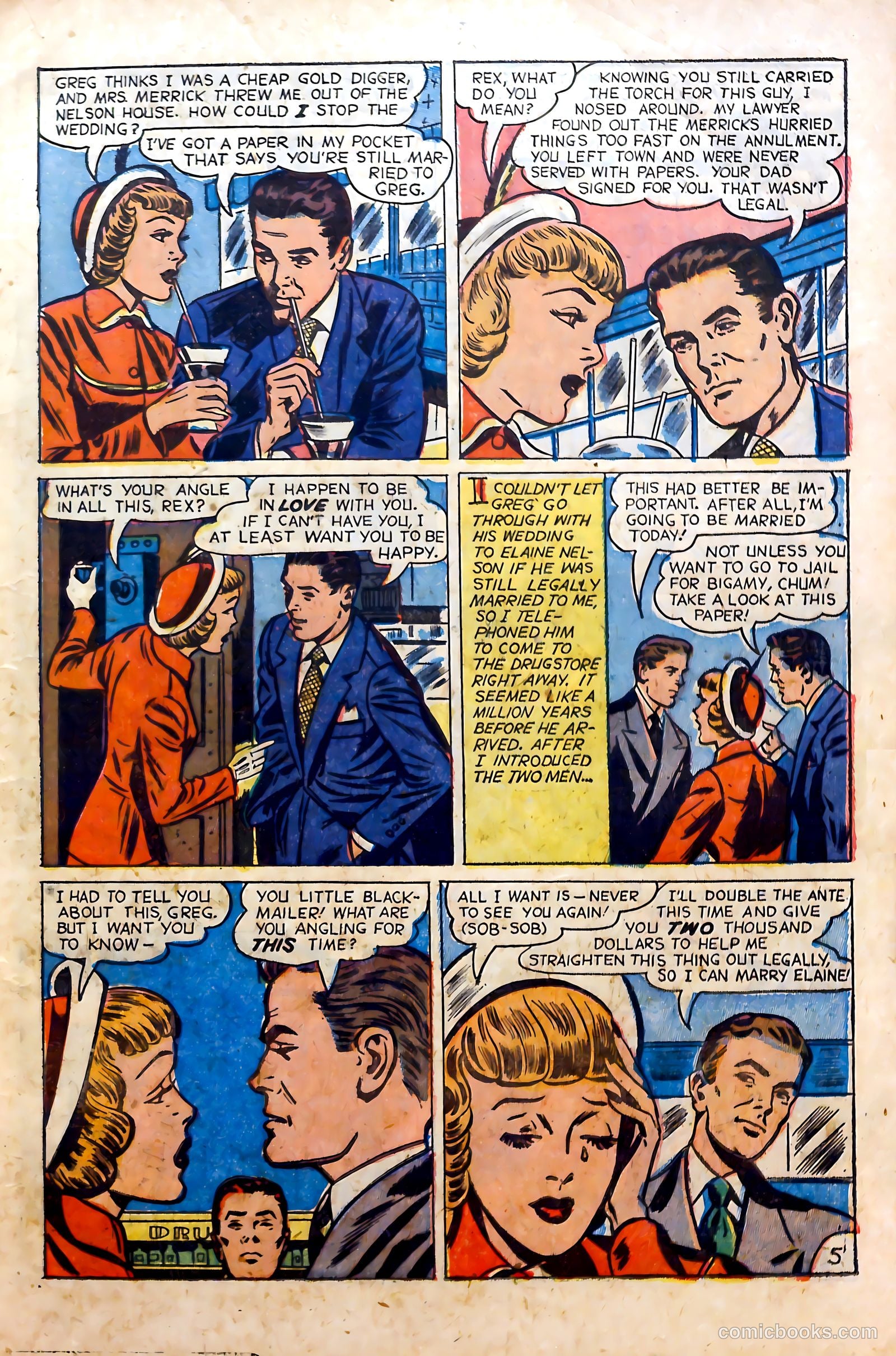 Real Love #57 (1953) — page 15 of 36