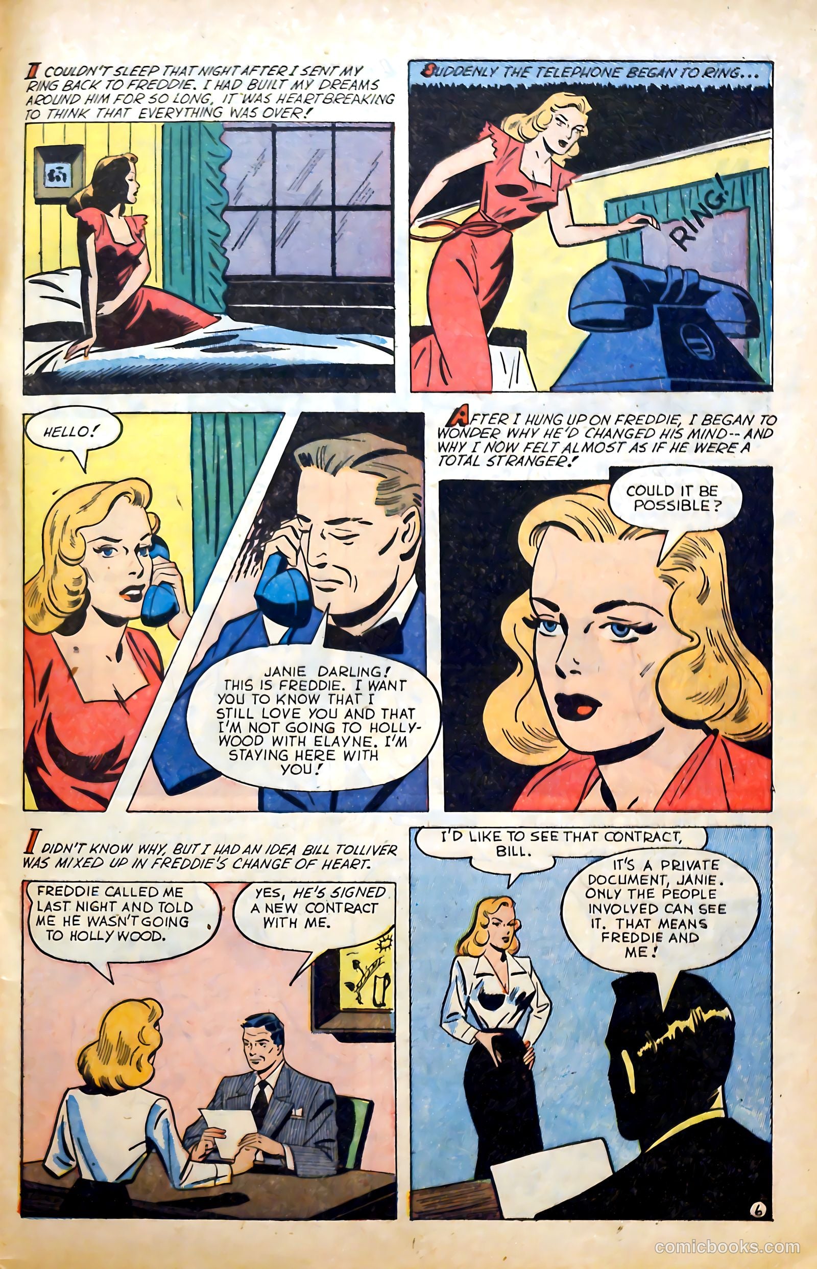Real Love #59 (1954) — page 33 of 36