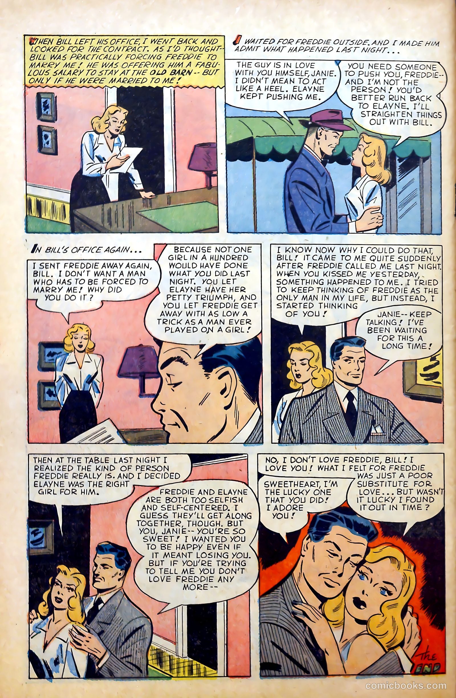 Real Love #59 (1954) — page 34 of 36