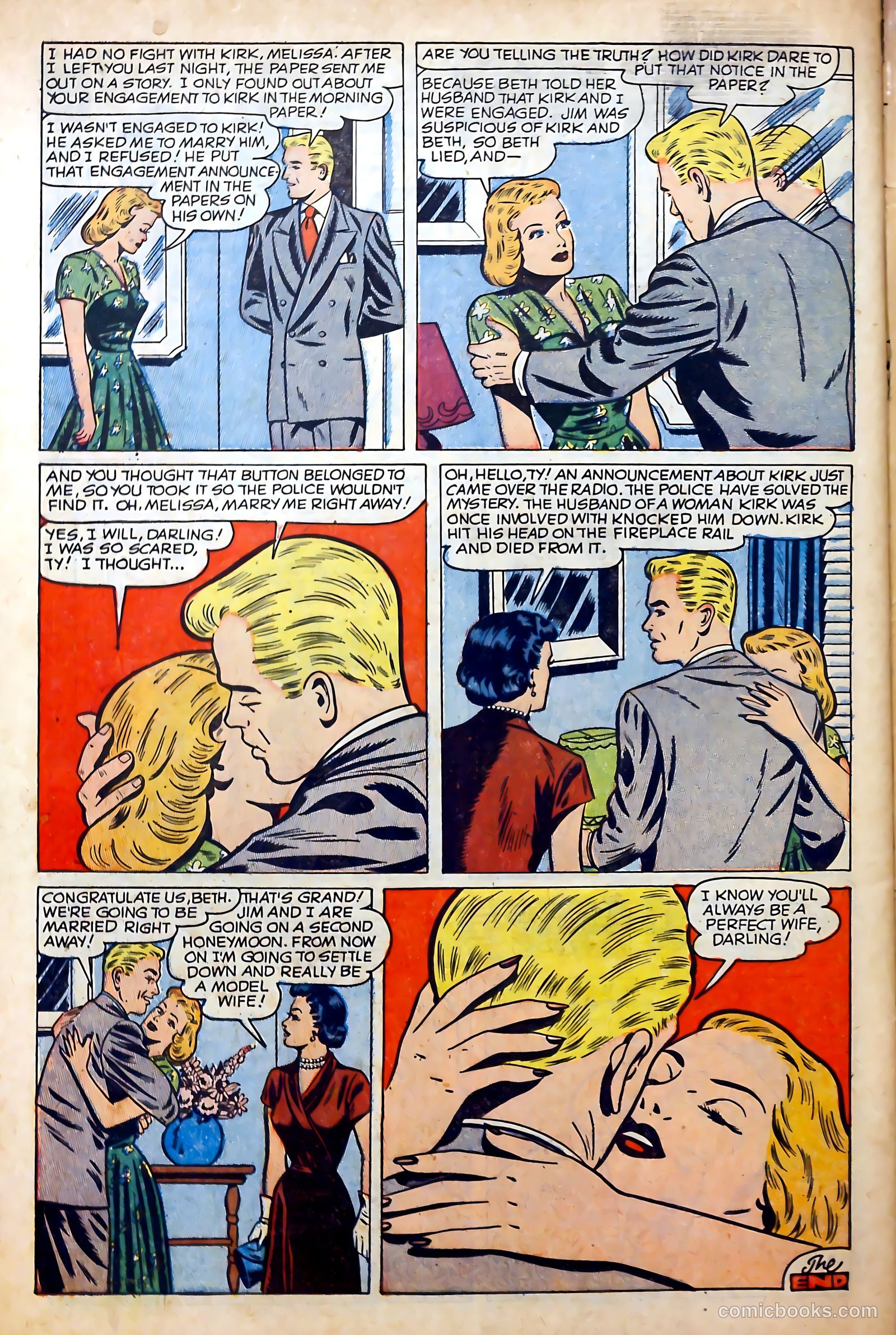 Real Love #60 (1954) — page 34 of 36
