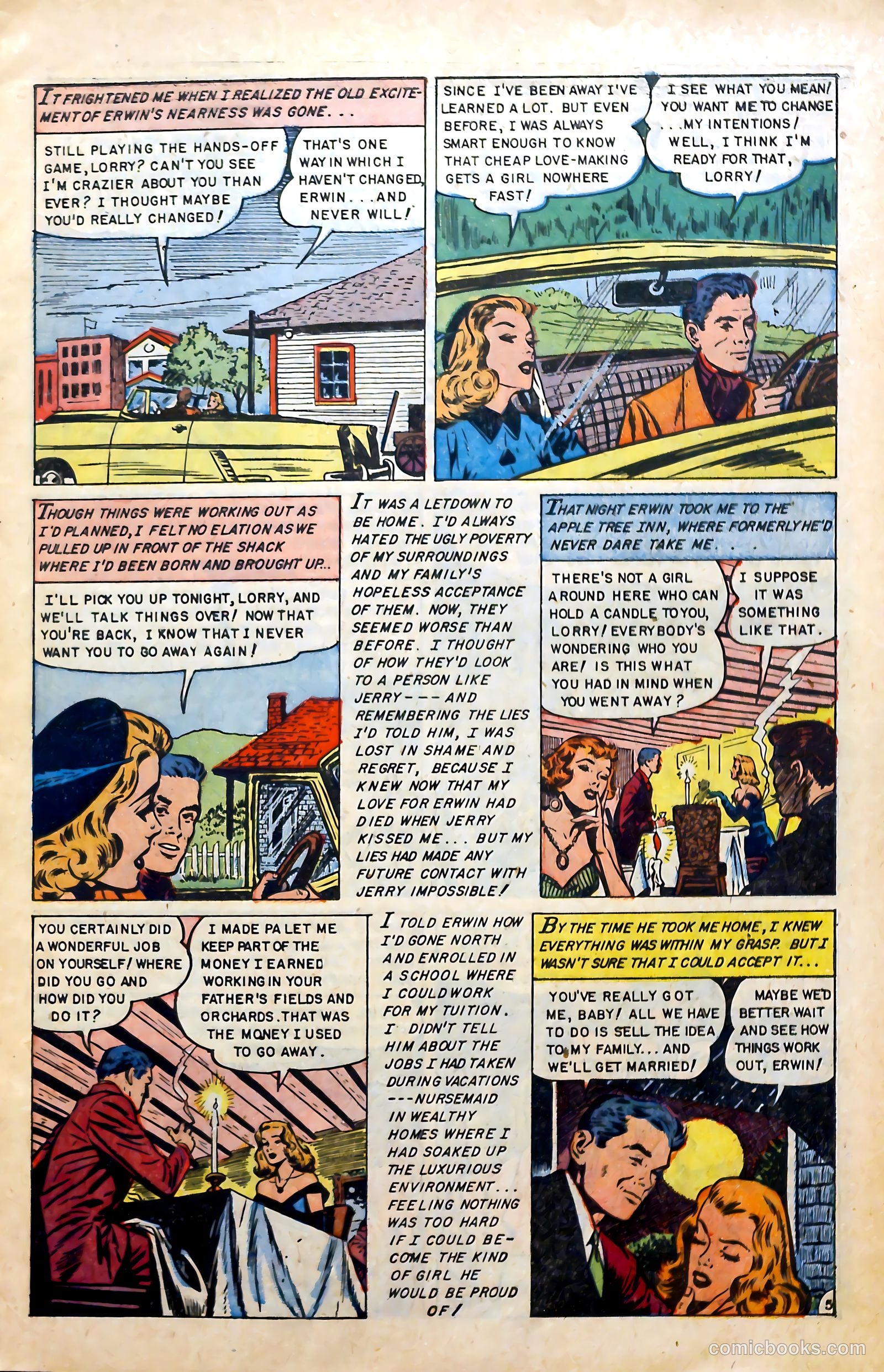 Real Love #61 (1954) — page 8 of 37