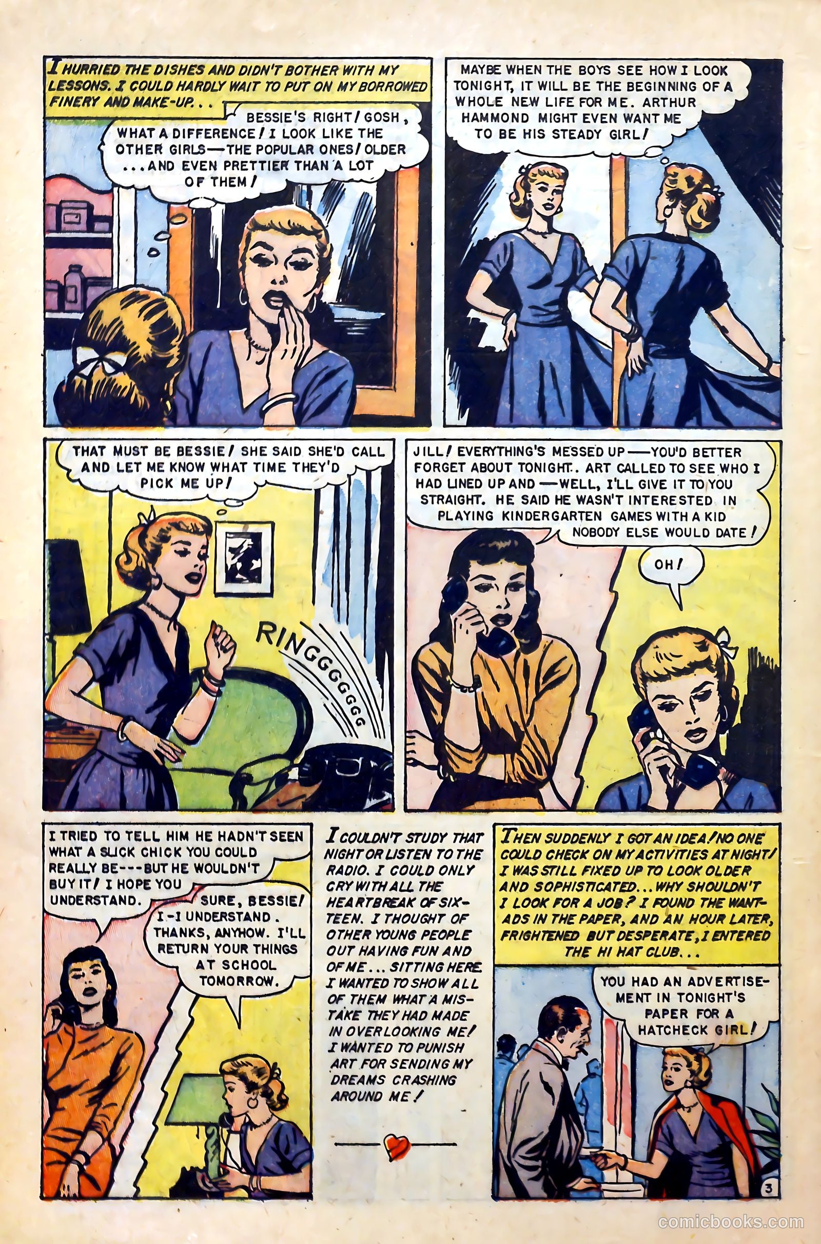 Real Love #61 (1954) — page 21 of 37