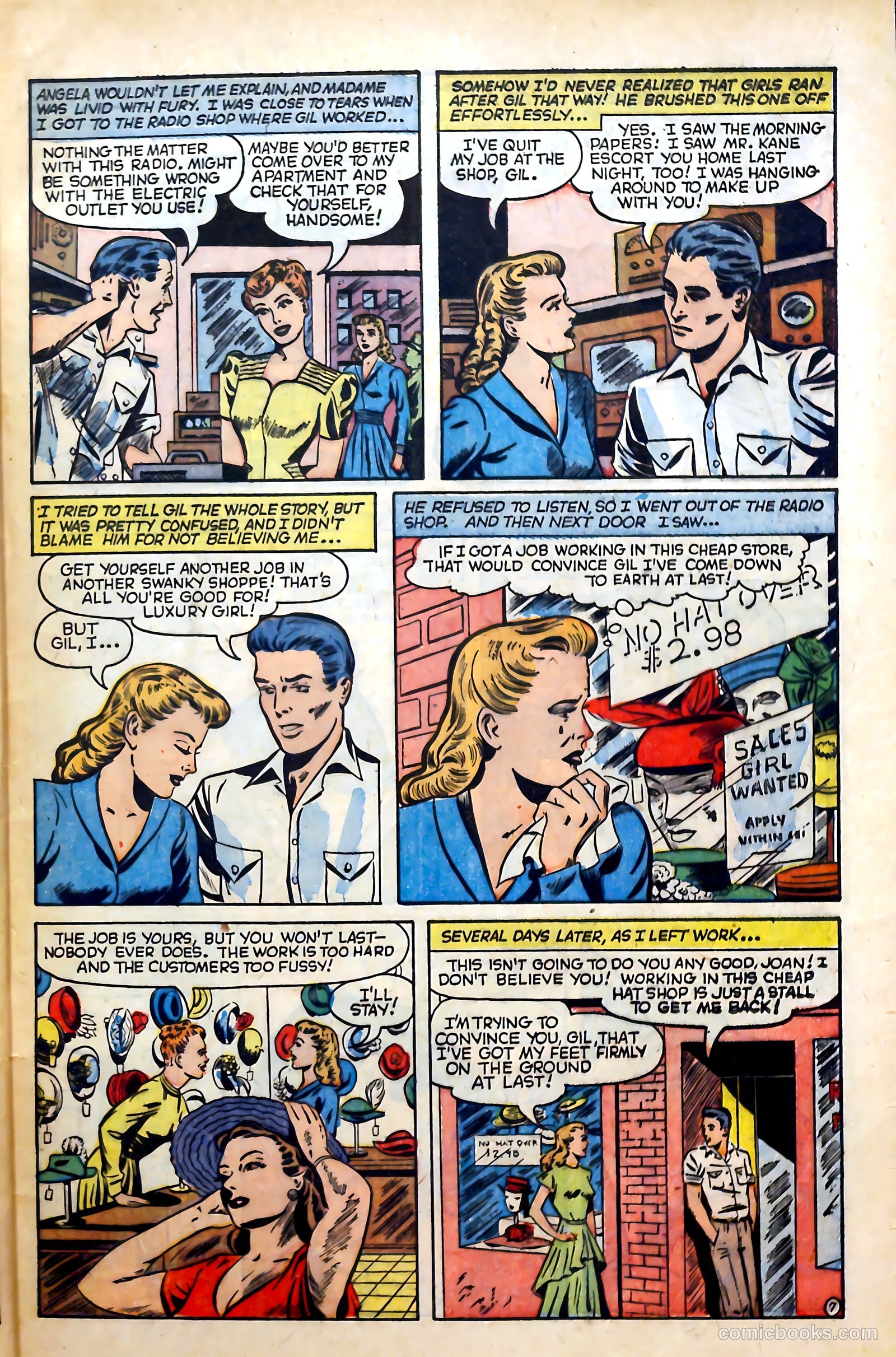 Real Love #61 (1954) — page 34 of 37