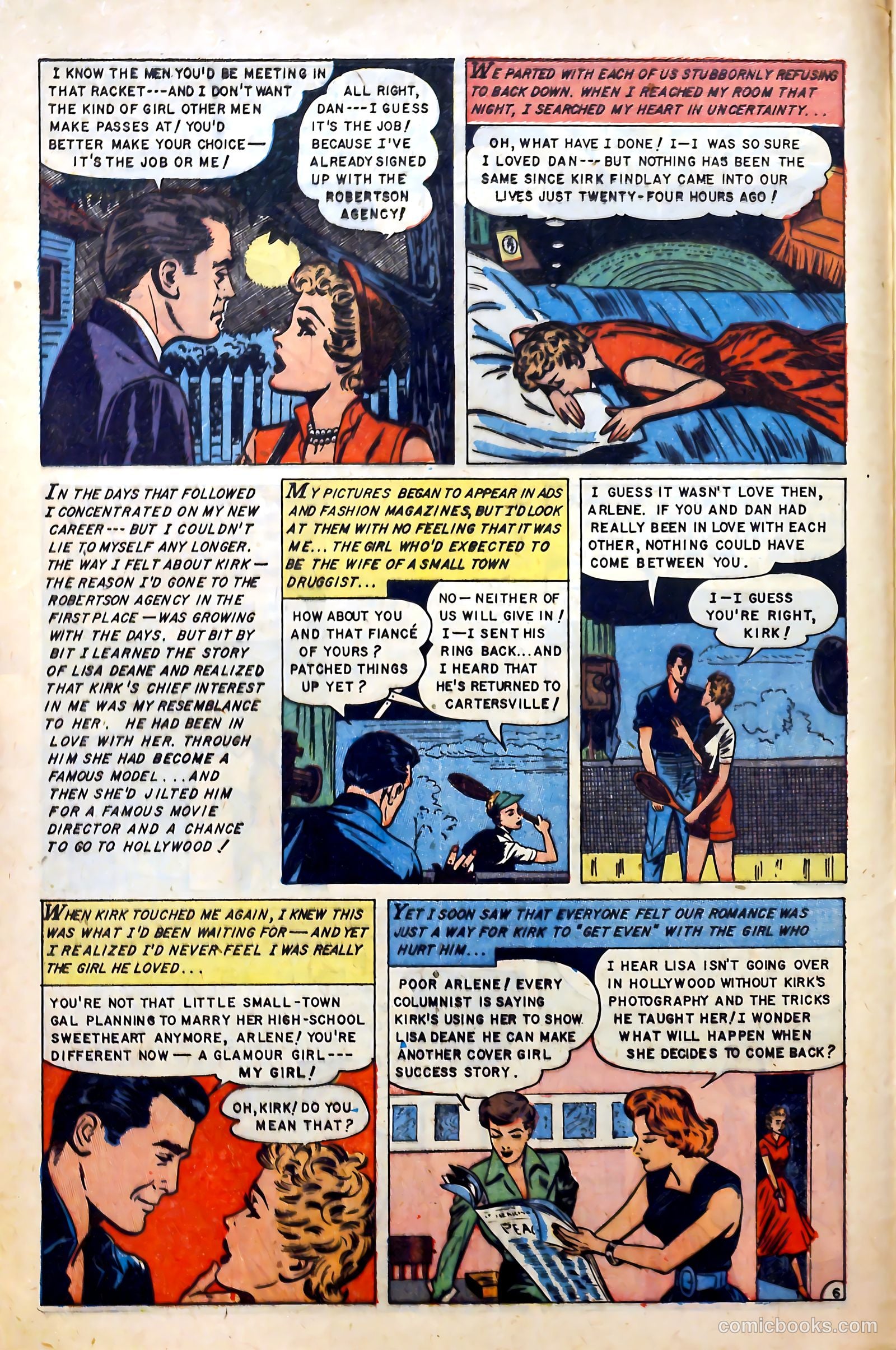 Real Love #62 (1954) — page 8 of 36