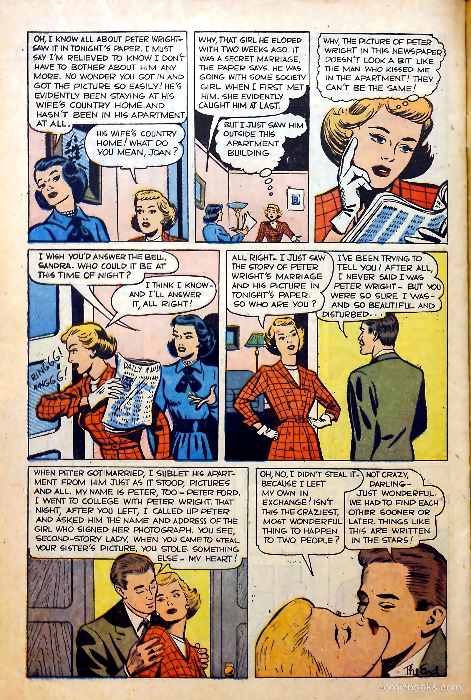 Real Love #62 (1954) — page 34 of 36