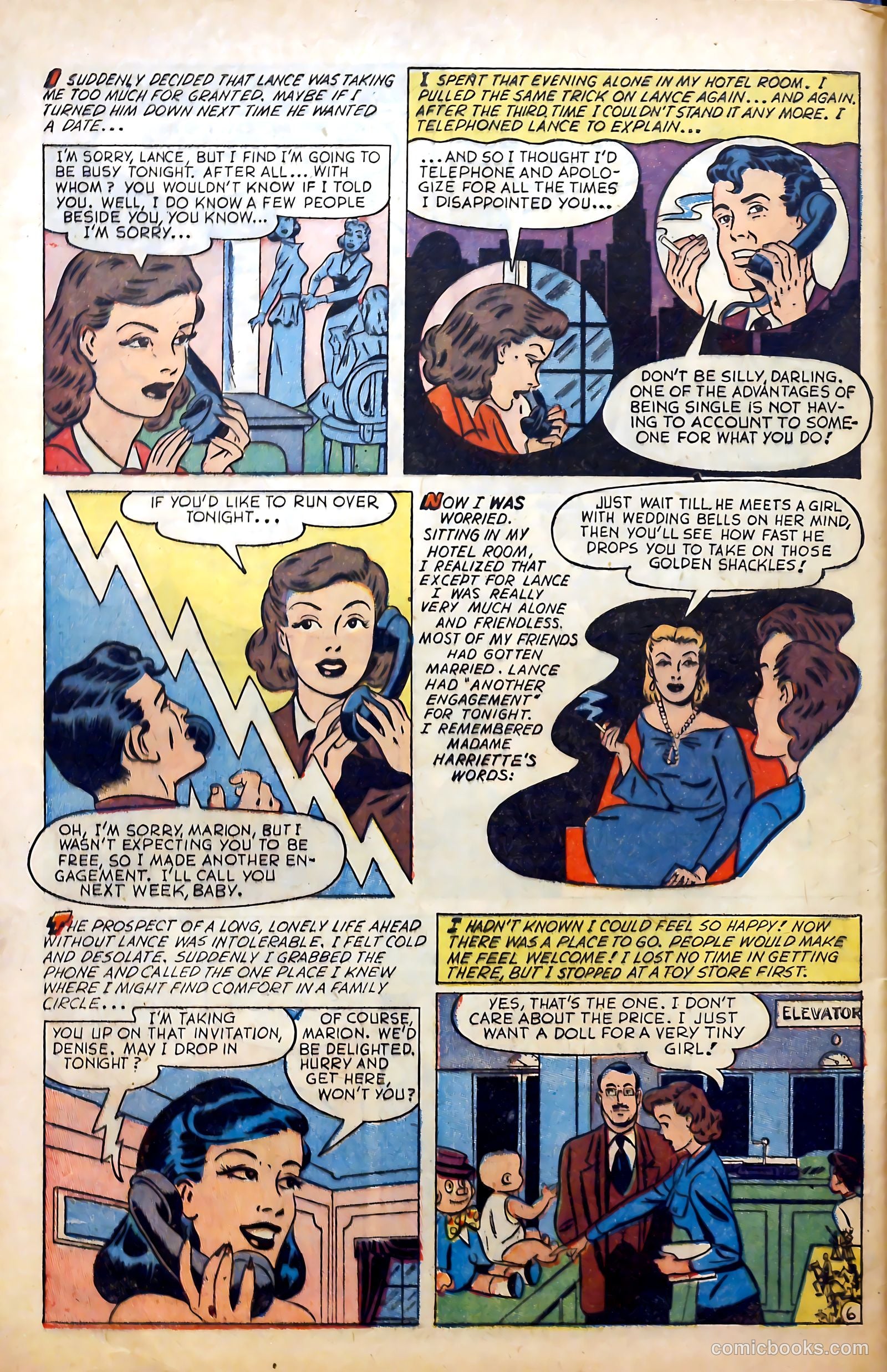 Real Love #63 (1954) — page 32 of 36