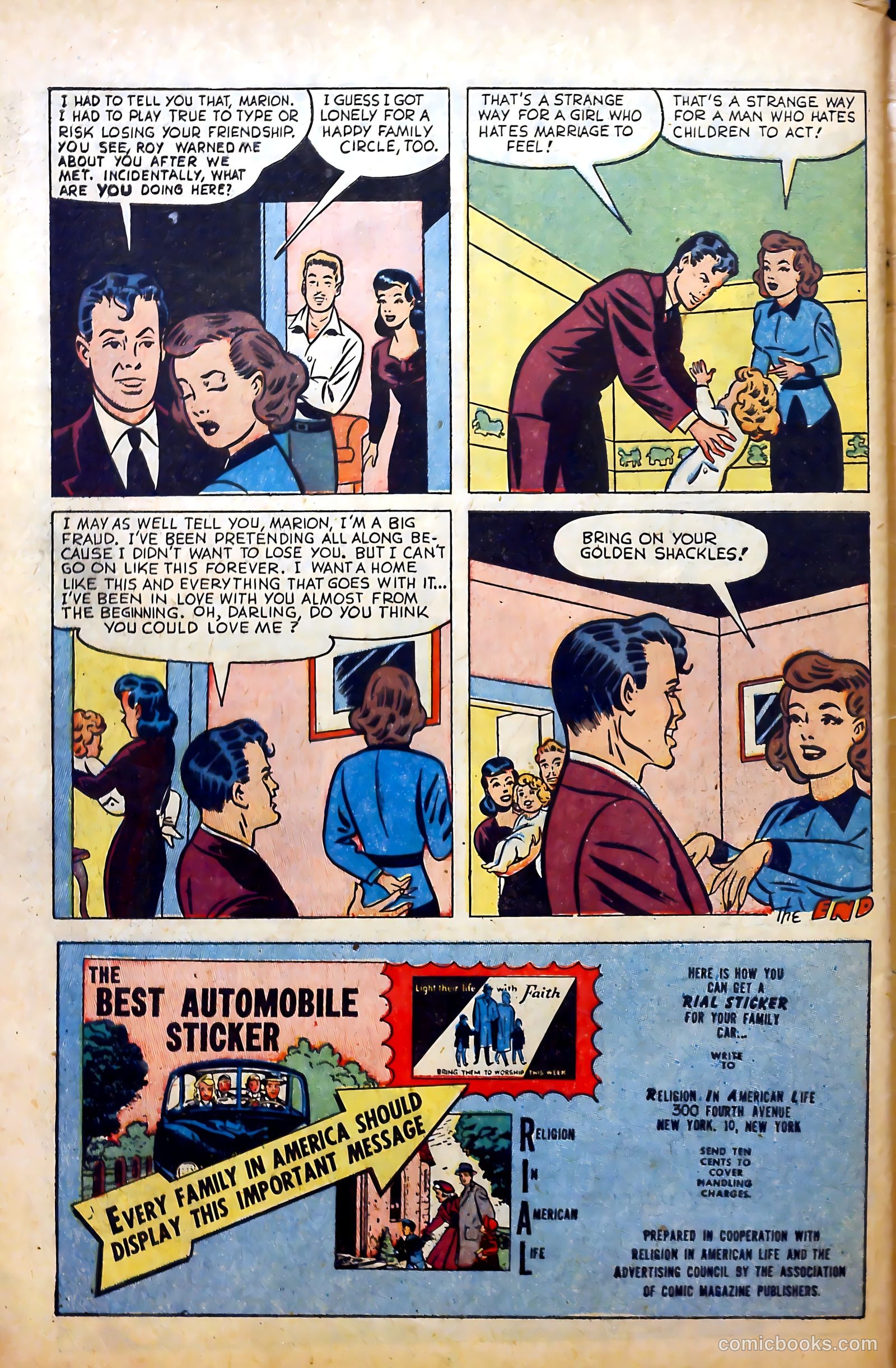 Real Love #63 (1954) — page 34 of 36