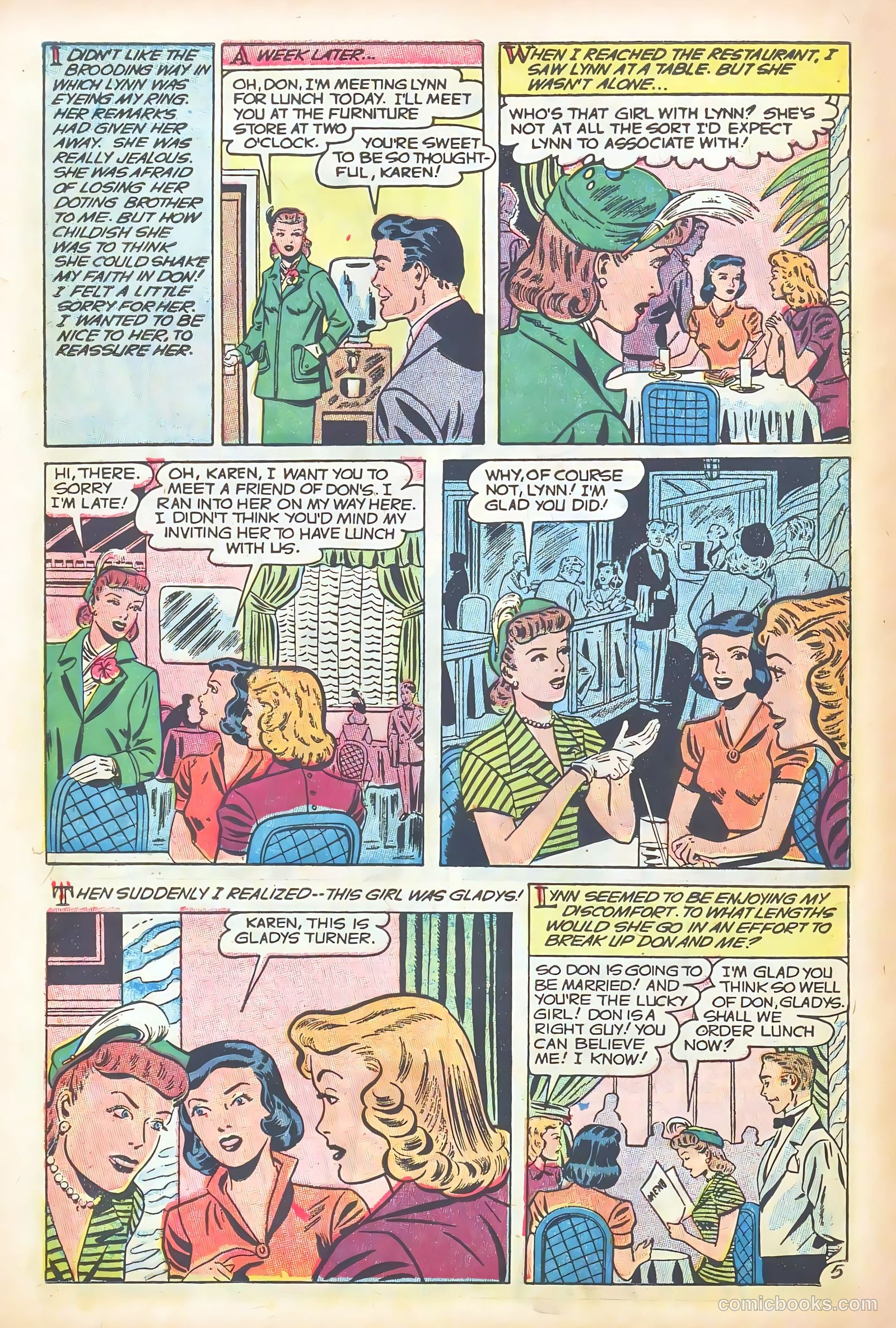 Real Love #66 (1955) — page 22 of 36