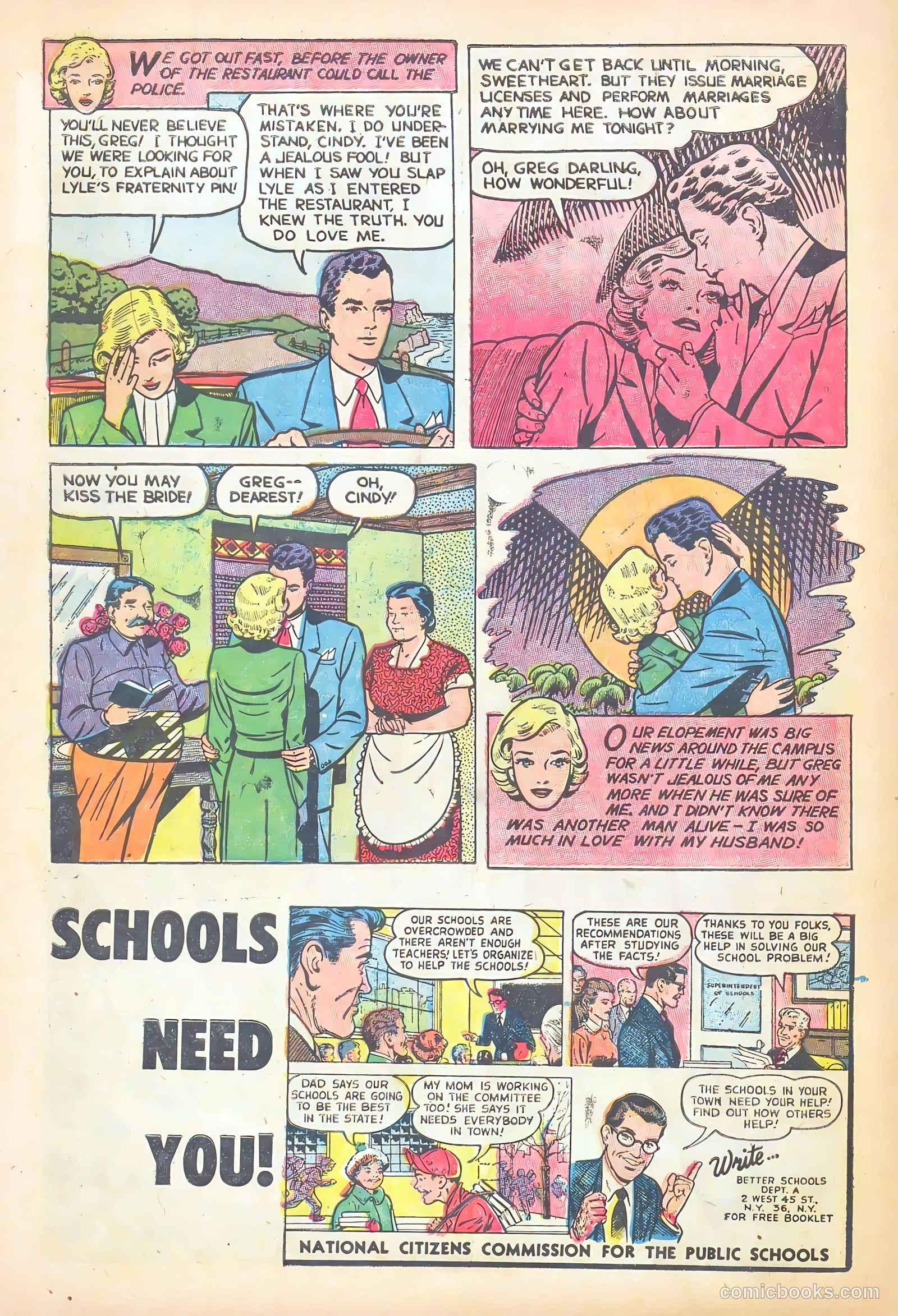 Real Love #66 (1955) — page 34 of 36