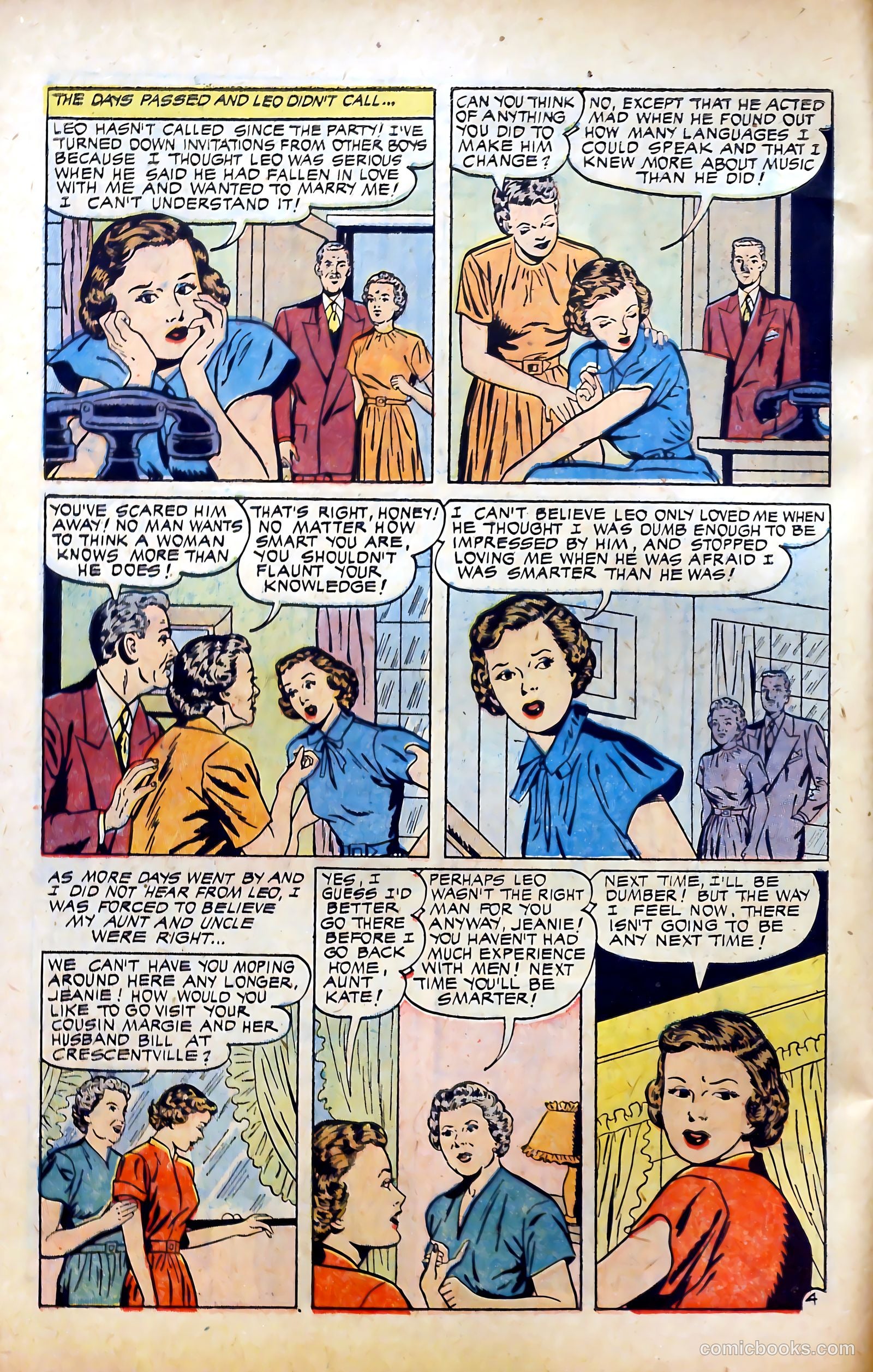 Real Love #70 (1955) — page 6 of 36