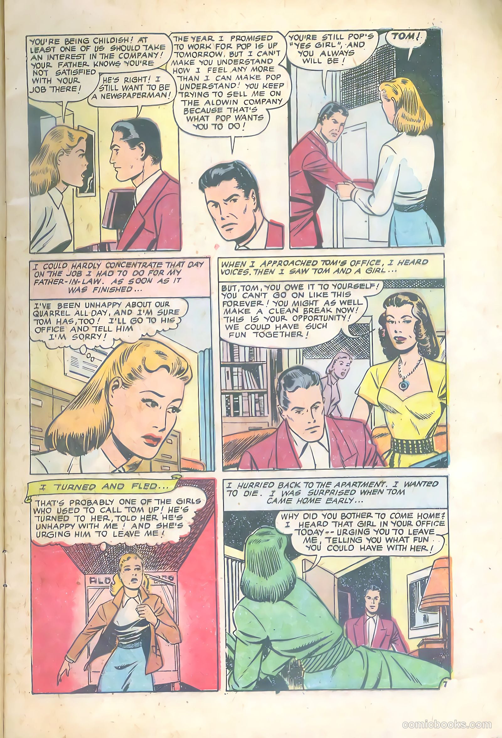 Real Love #71 (1955) — page 9 of 36