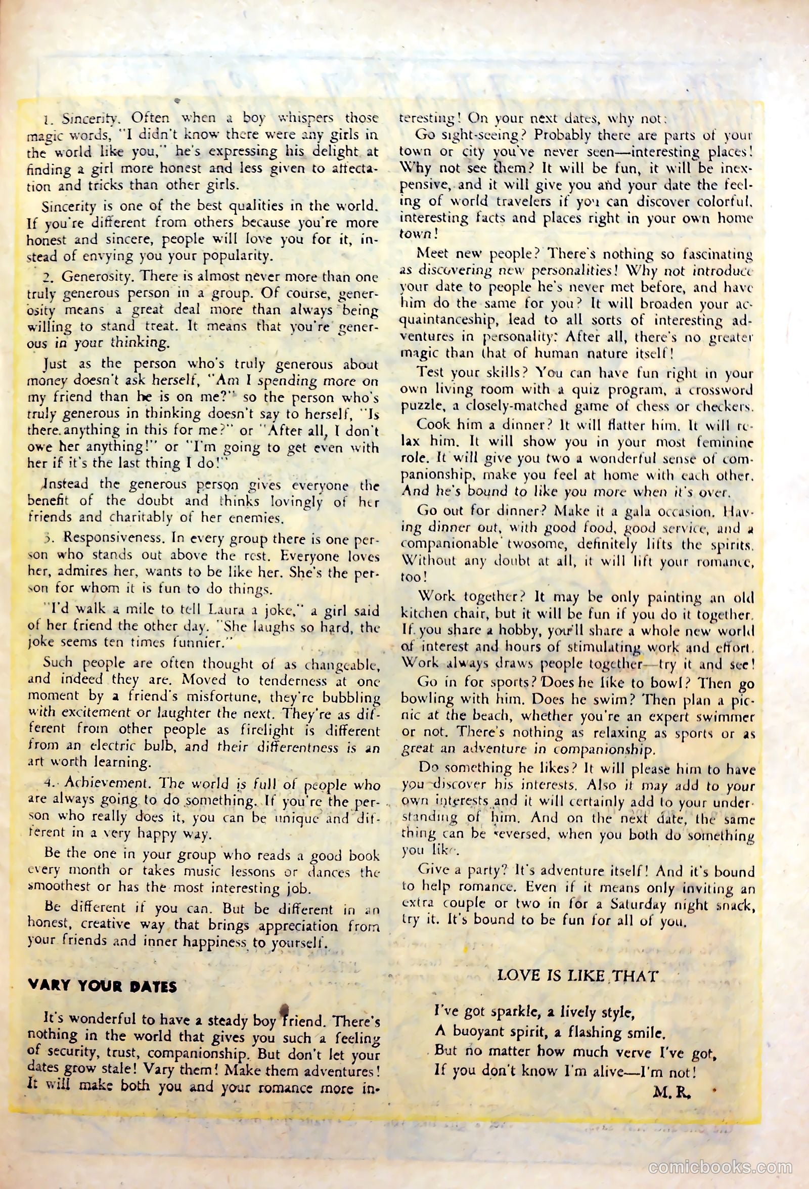 Real Love #73 (1956) — page 27 of 36