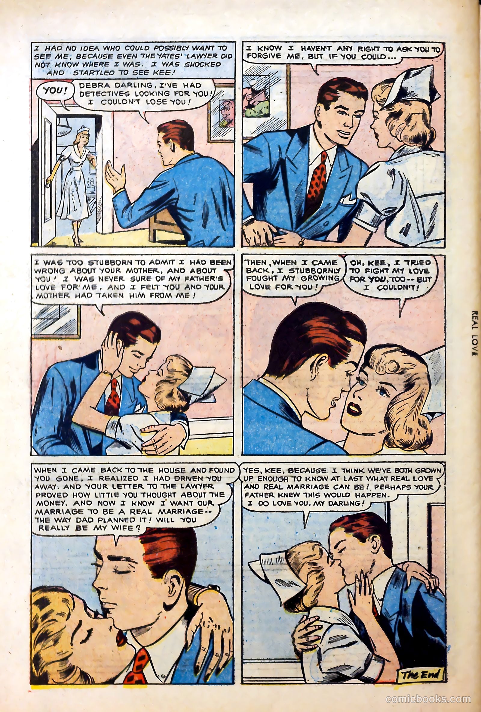Real Love #73 (1956) — page 34 of 36