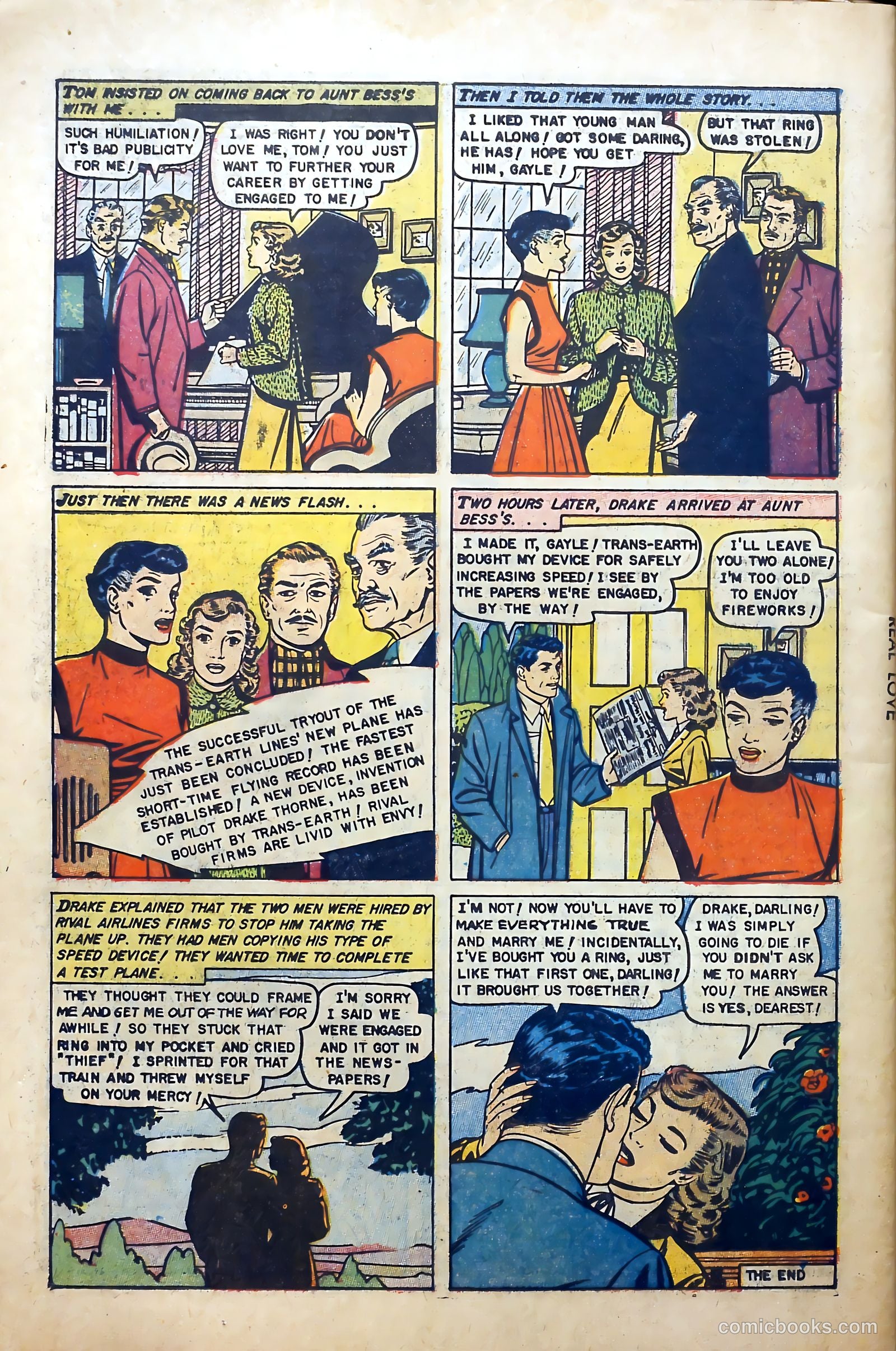 Real Love #75 (1956) — page 34 of 36