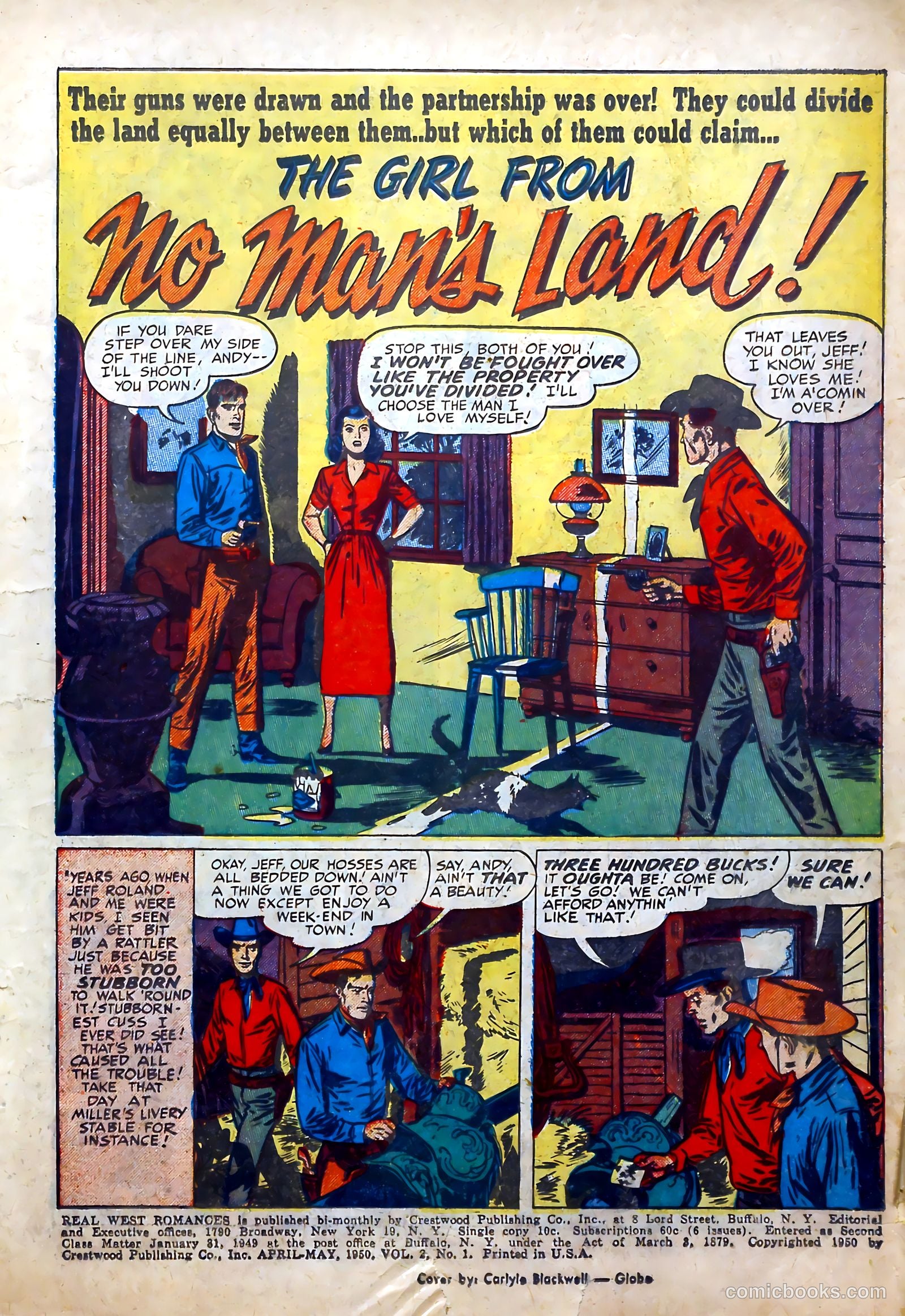 Real Romances #1 (1950) — page 3 of 53