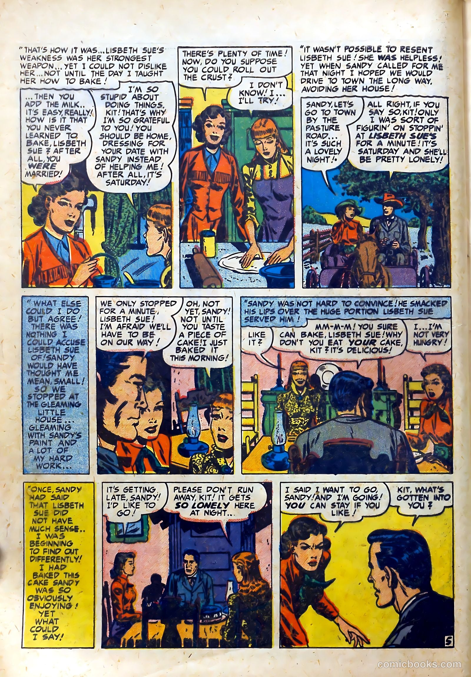 Real Romances #1 (1950) — page 16 of 53
