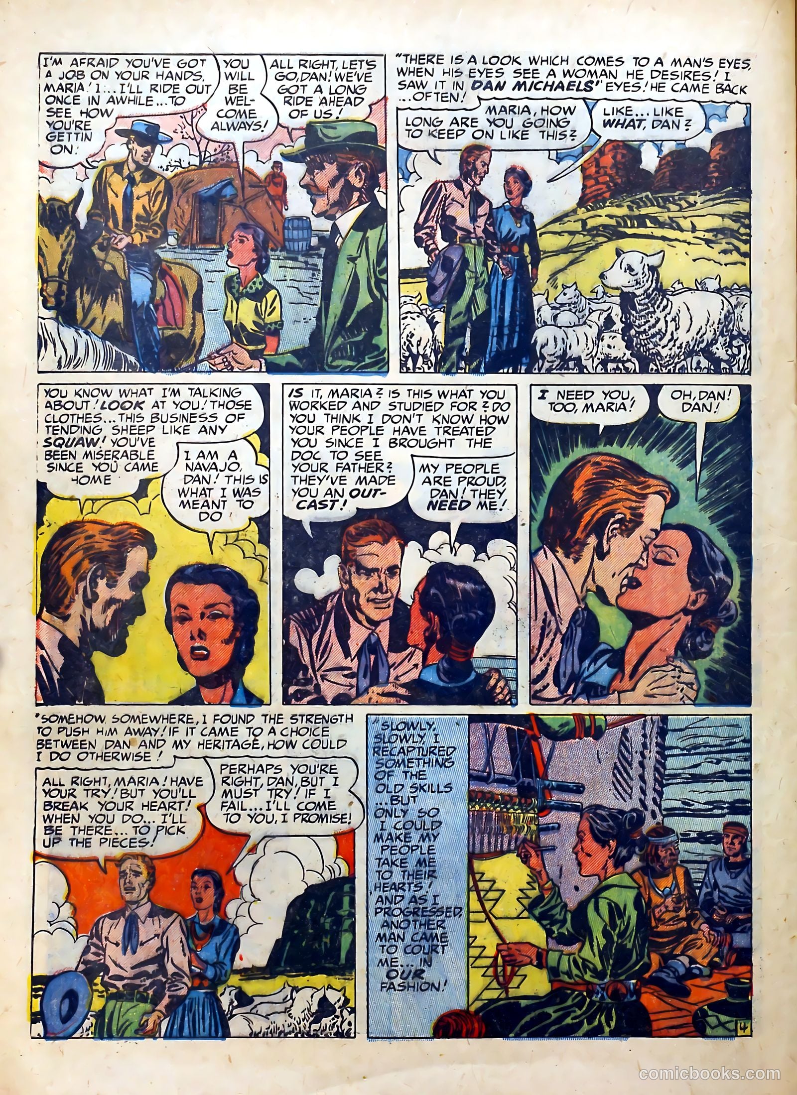 Real Romances #1 (1950) — page 34 of 53
