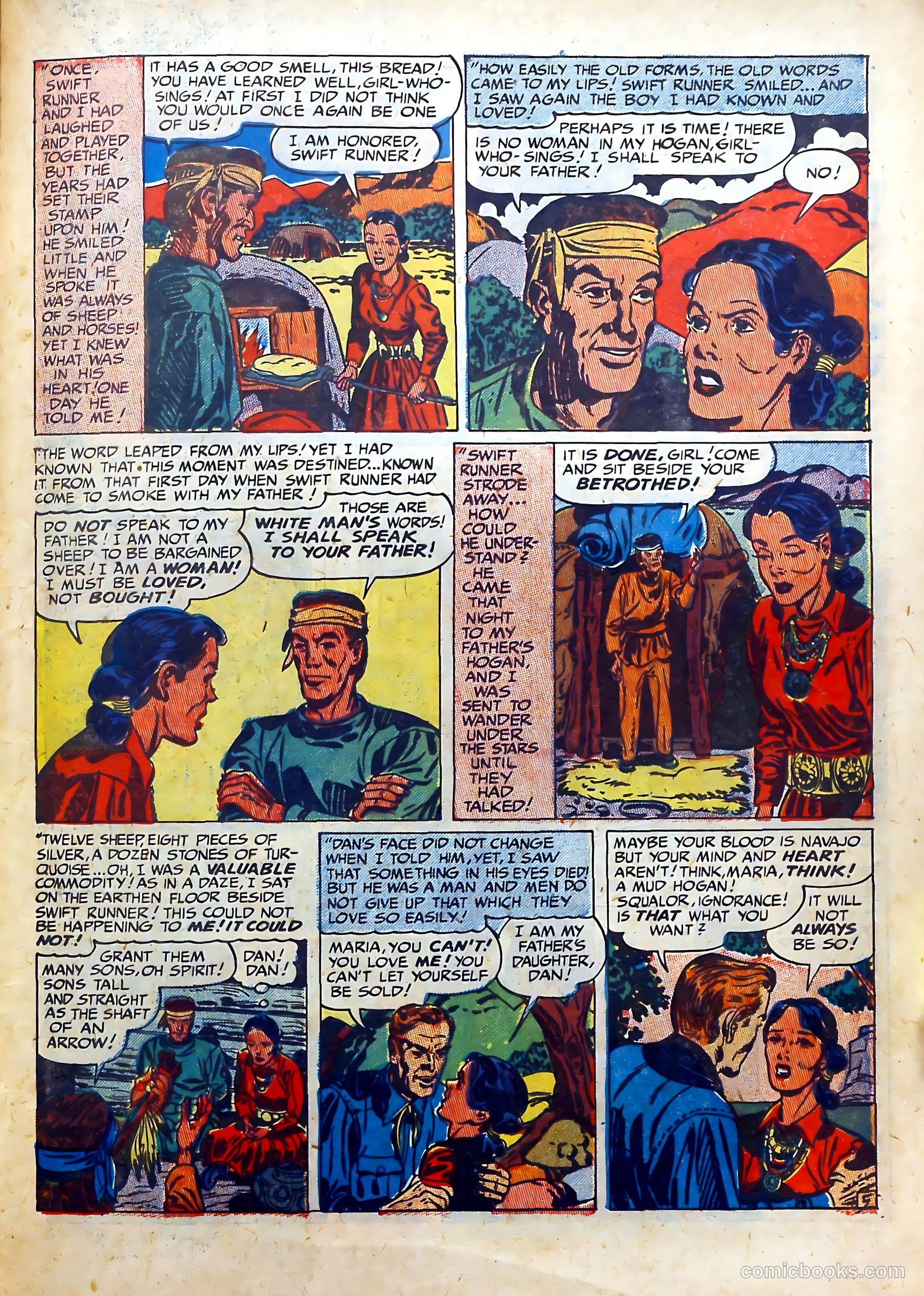 Real Romances #1 (1950) — page 35 of 53