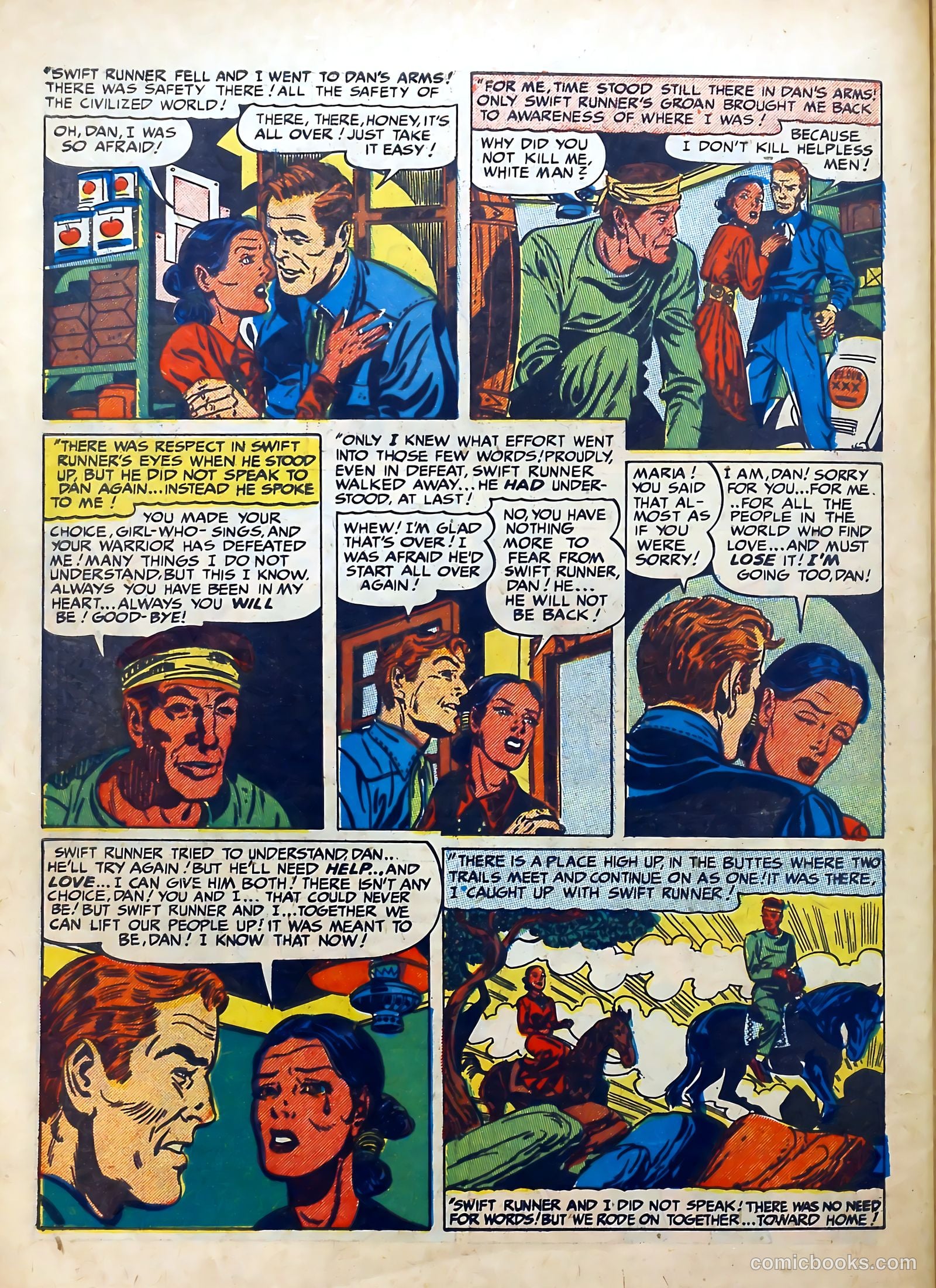 Real Romances #1 (1950) — page 38 of 53