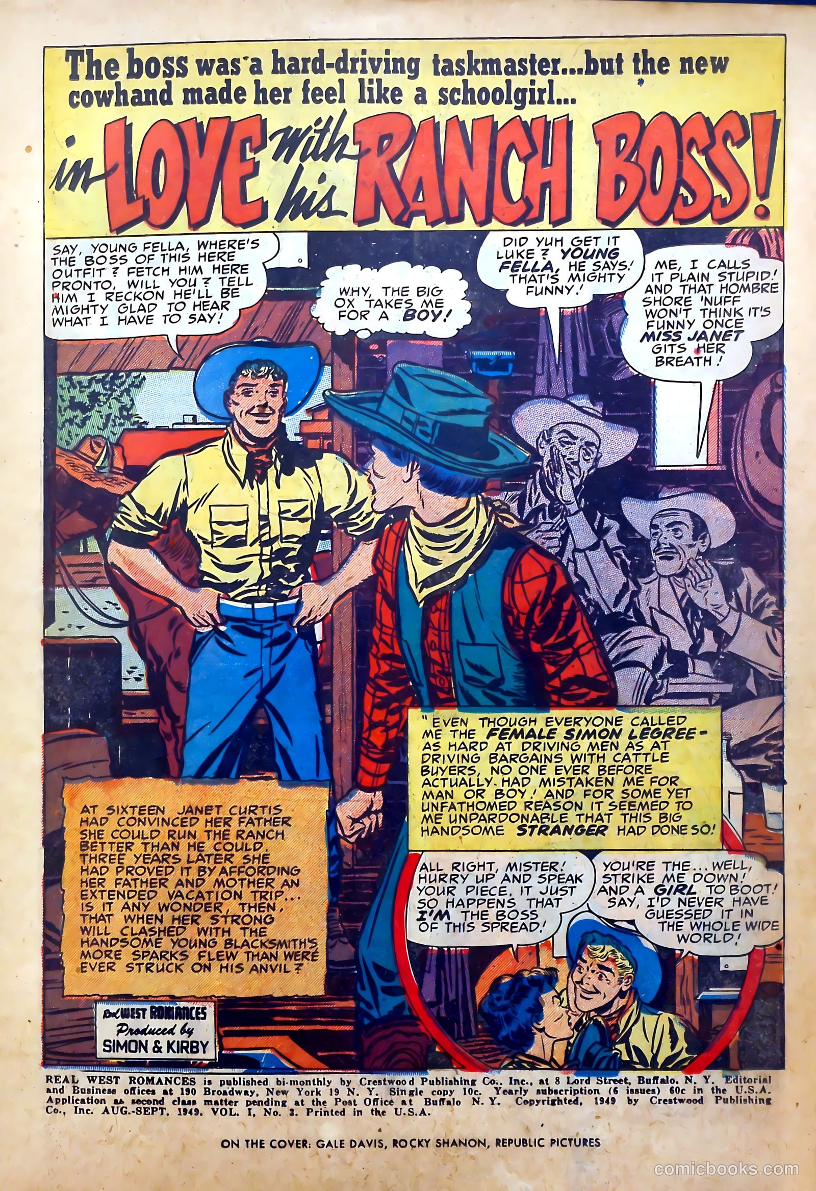 Real Romances #3 (1949) — page 3 of 52