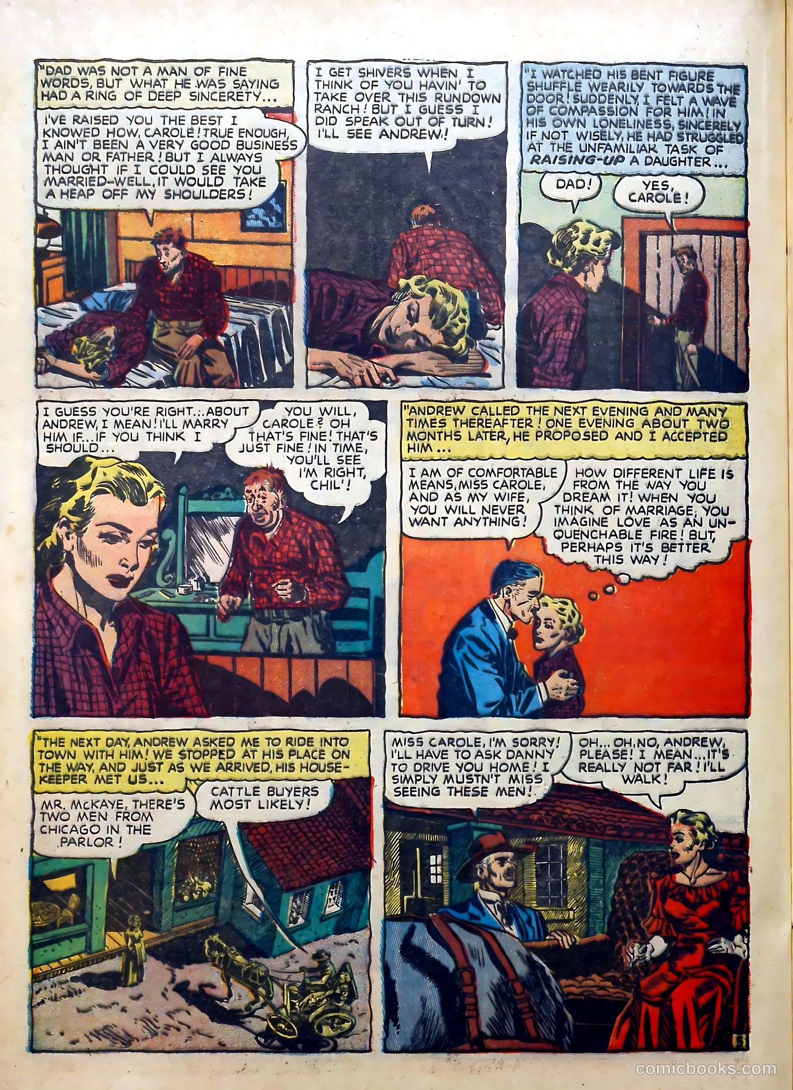 Real Romances #4 (1949) — page 36 of 52