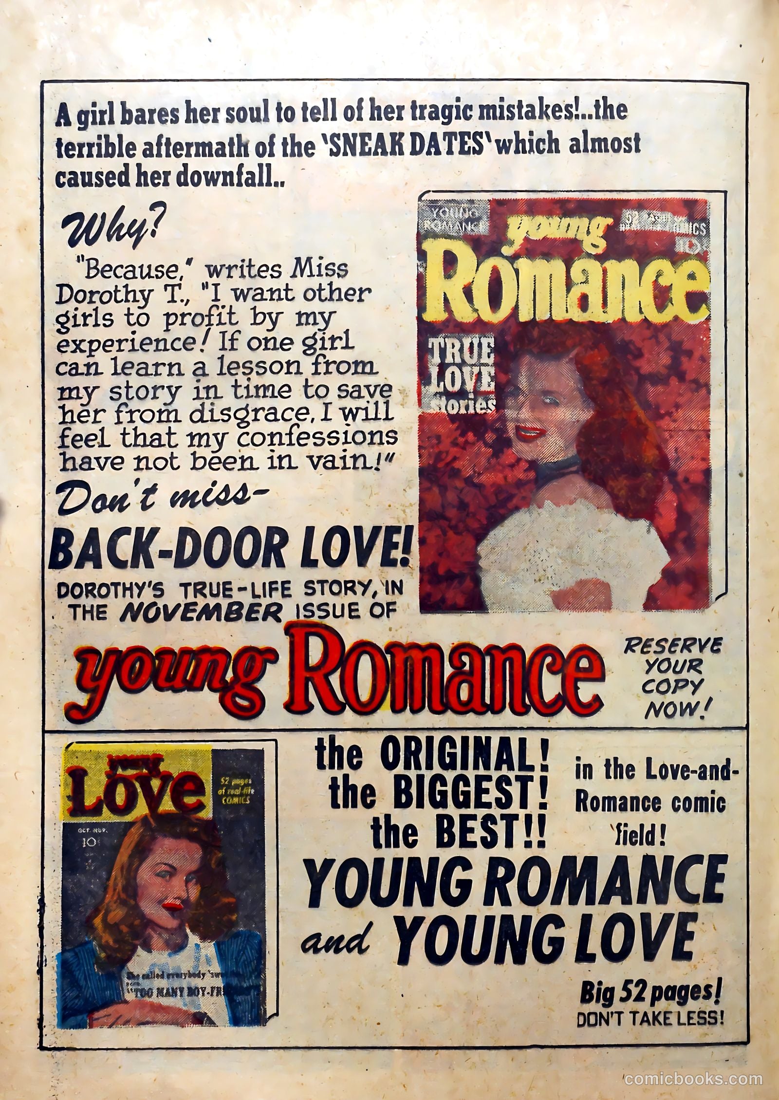 Real Romances #4 (1949) — page 40 of 52