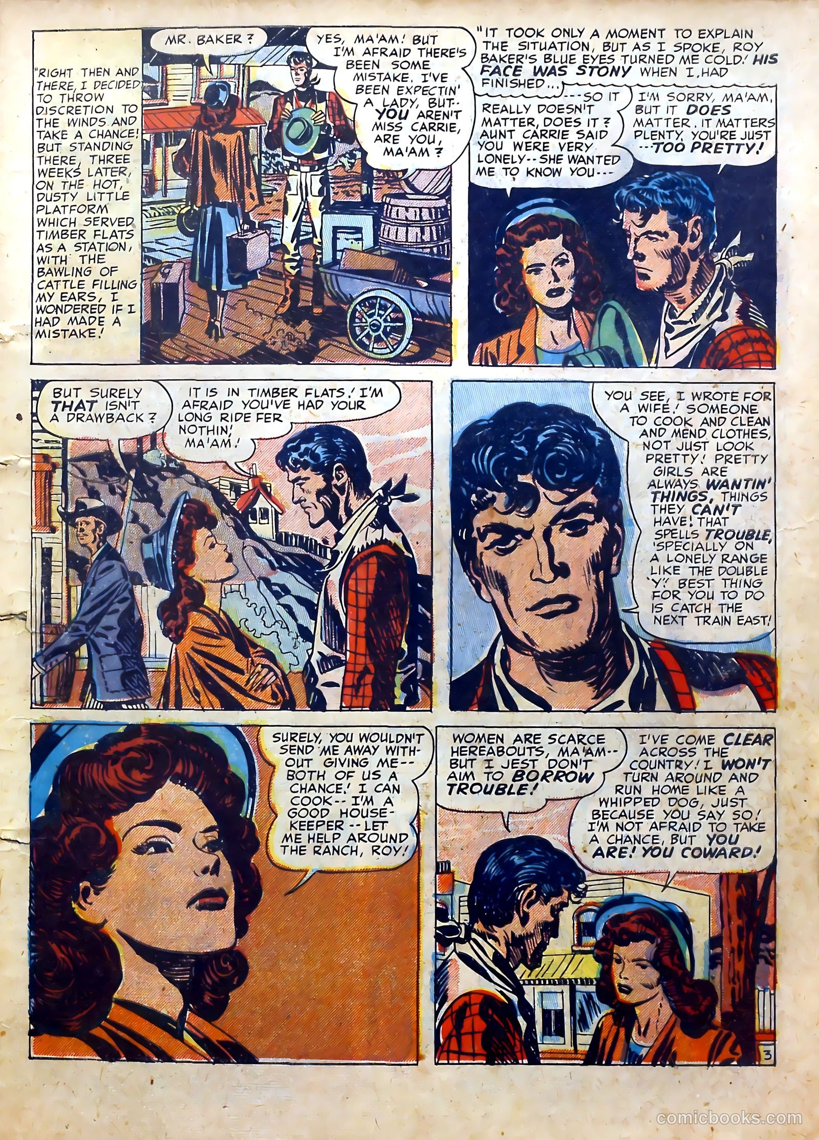 Real Romances #5 (1950) — page 5 of 52