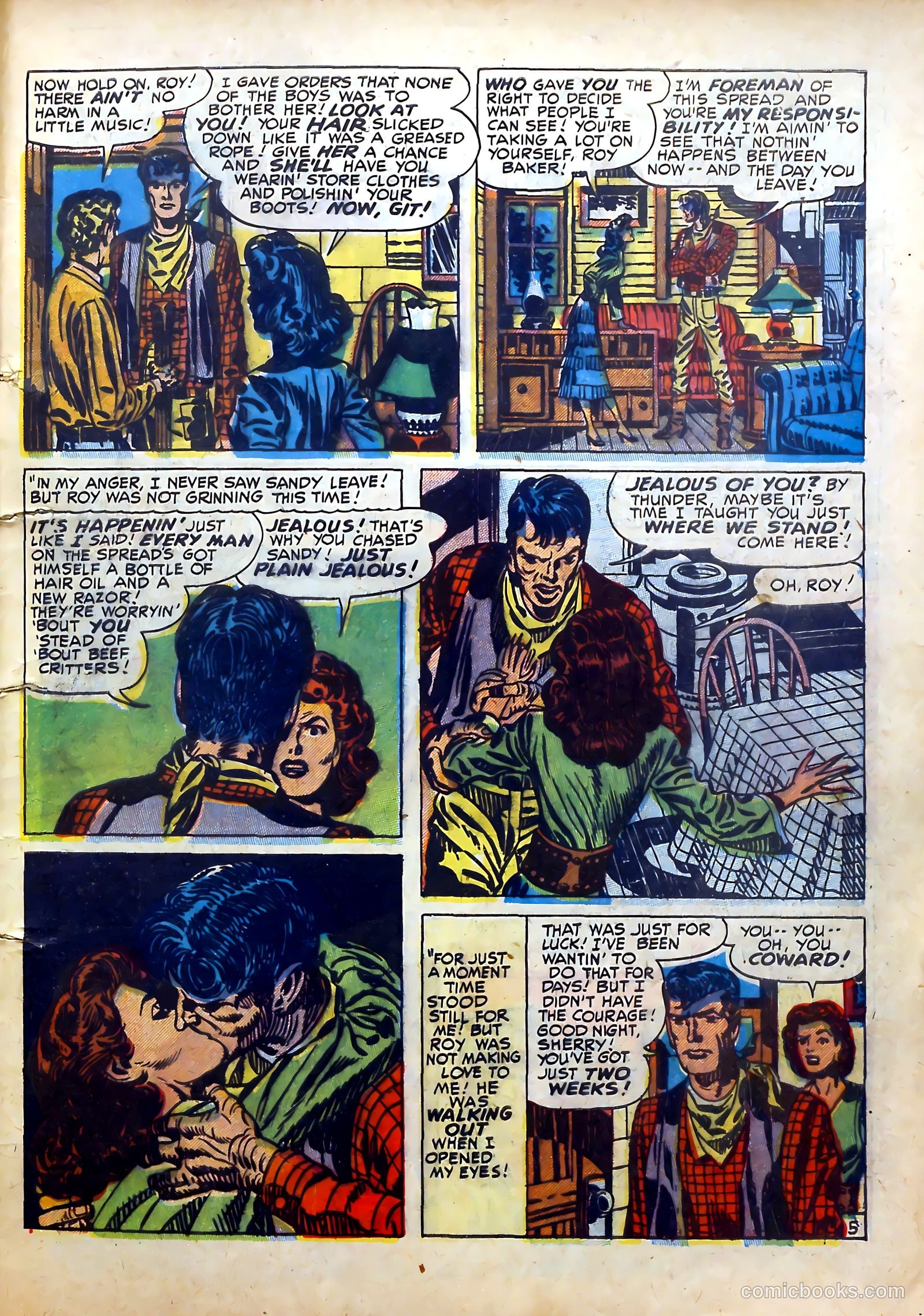 Real Romances #5 (1950) — page 7 of 52
