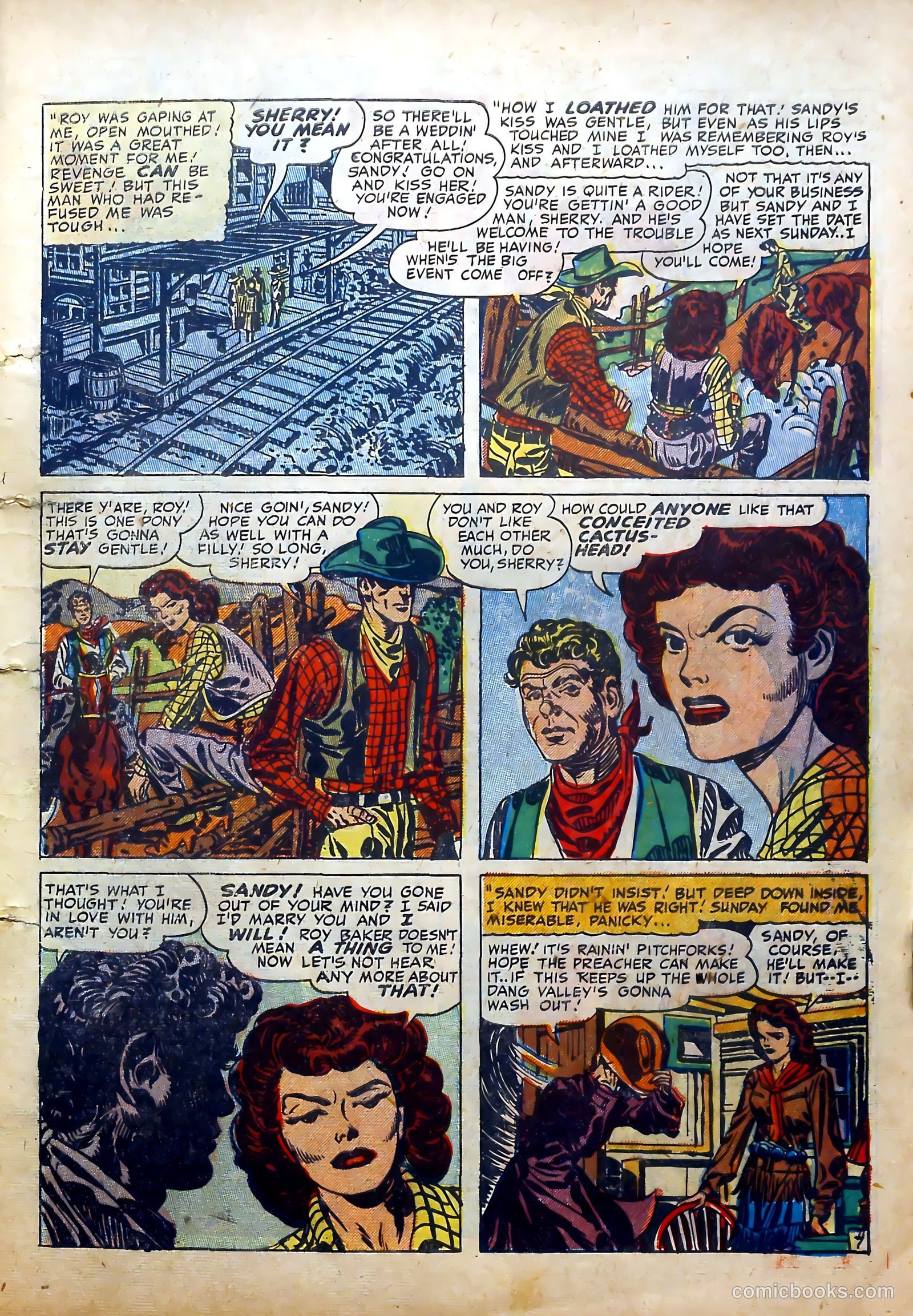 Real Romances #5 (1950) — page 9 of 52