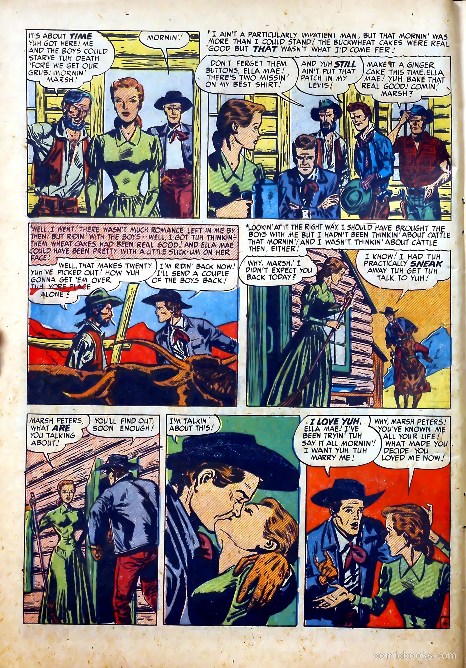 Real Romances #6 (1950) — page 6 of 52