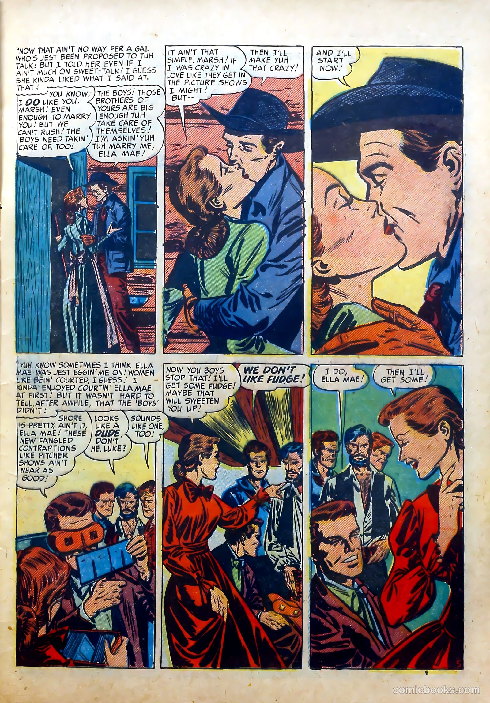 Real Romances #6 (1950) — page 7 of 52