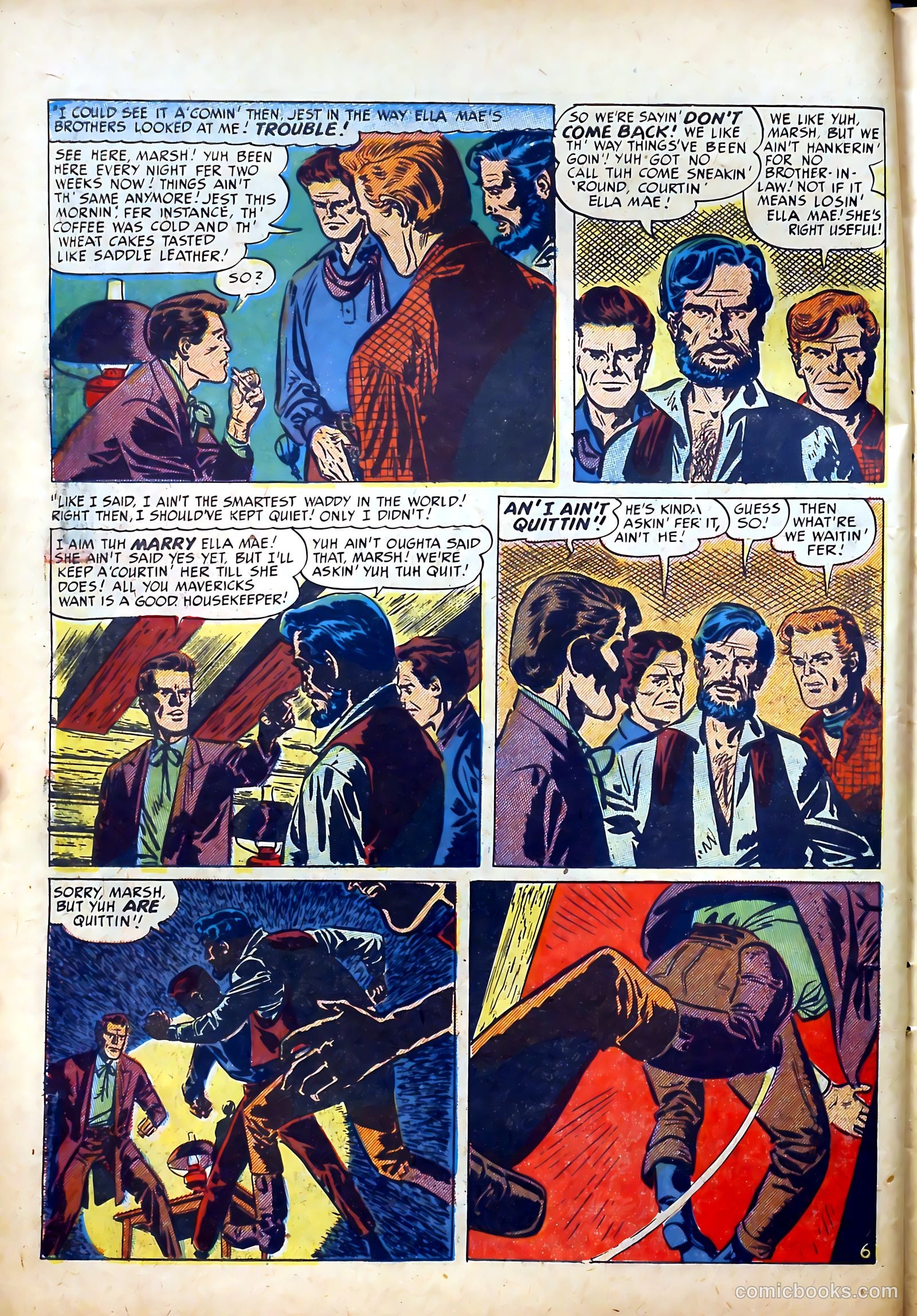 Real Romances #6 (1950) — page 8 of 52