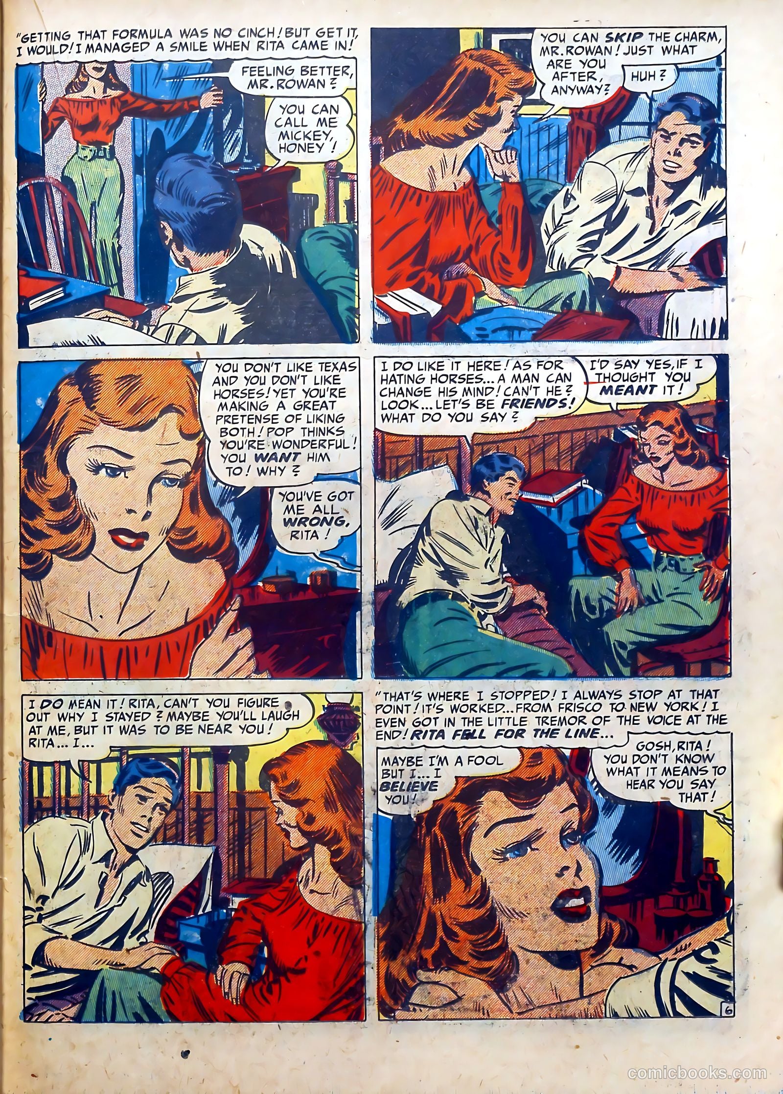 Real Romances #6 (1950) — page 33 of 52