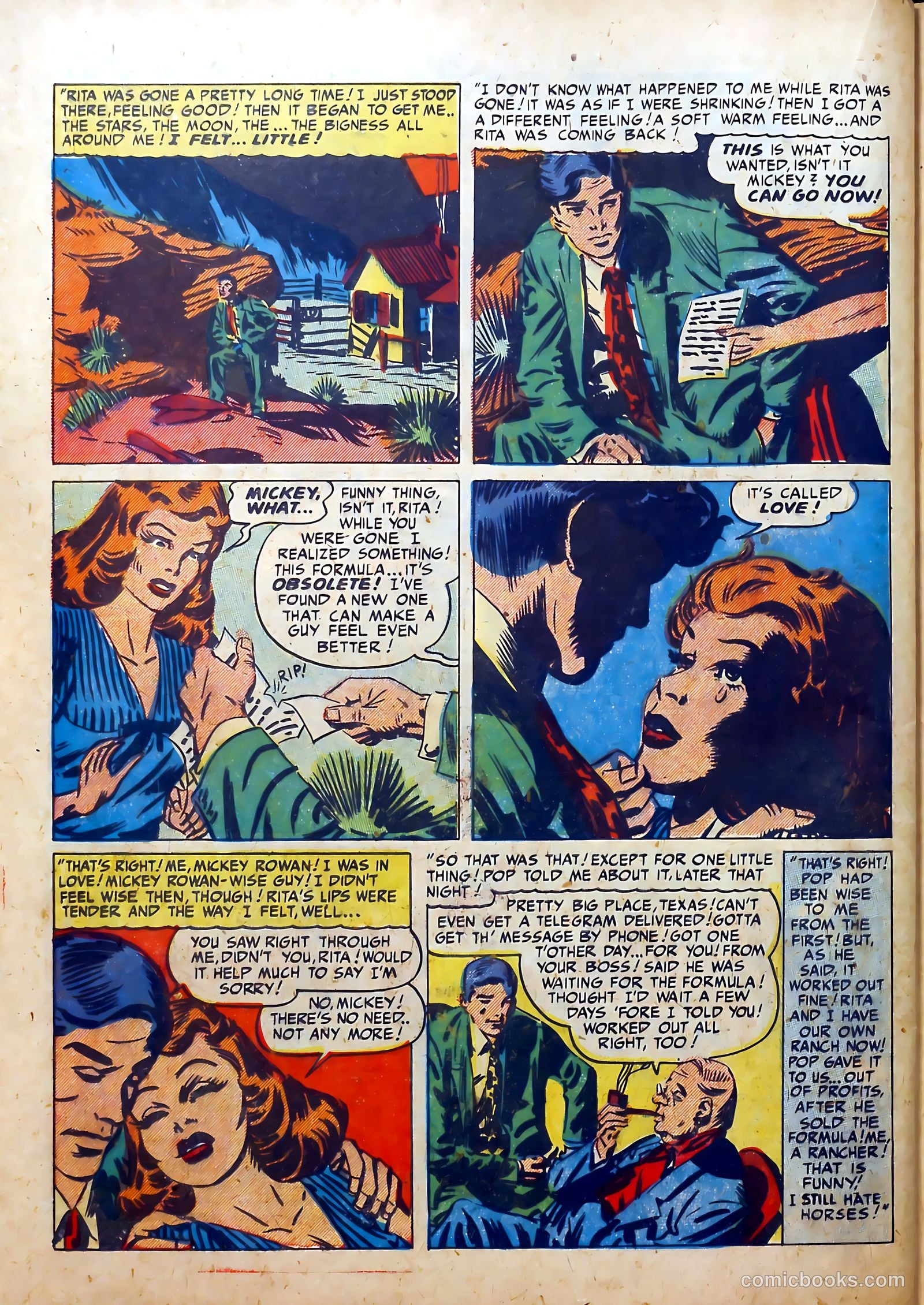 Real Romances #6 (1950) — page 36 of 52