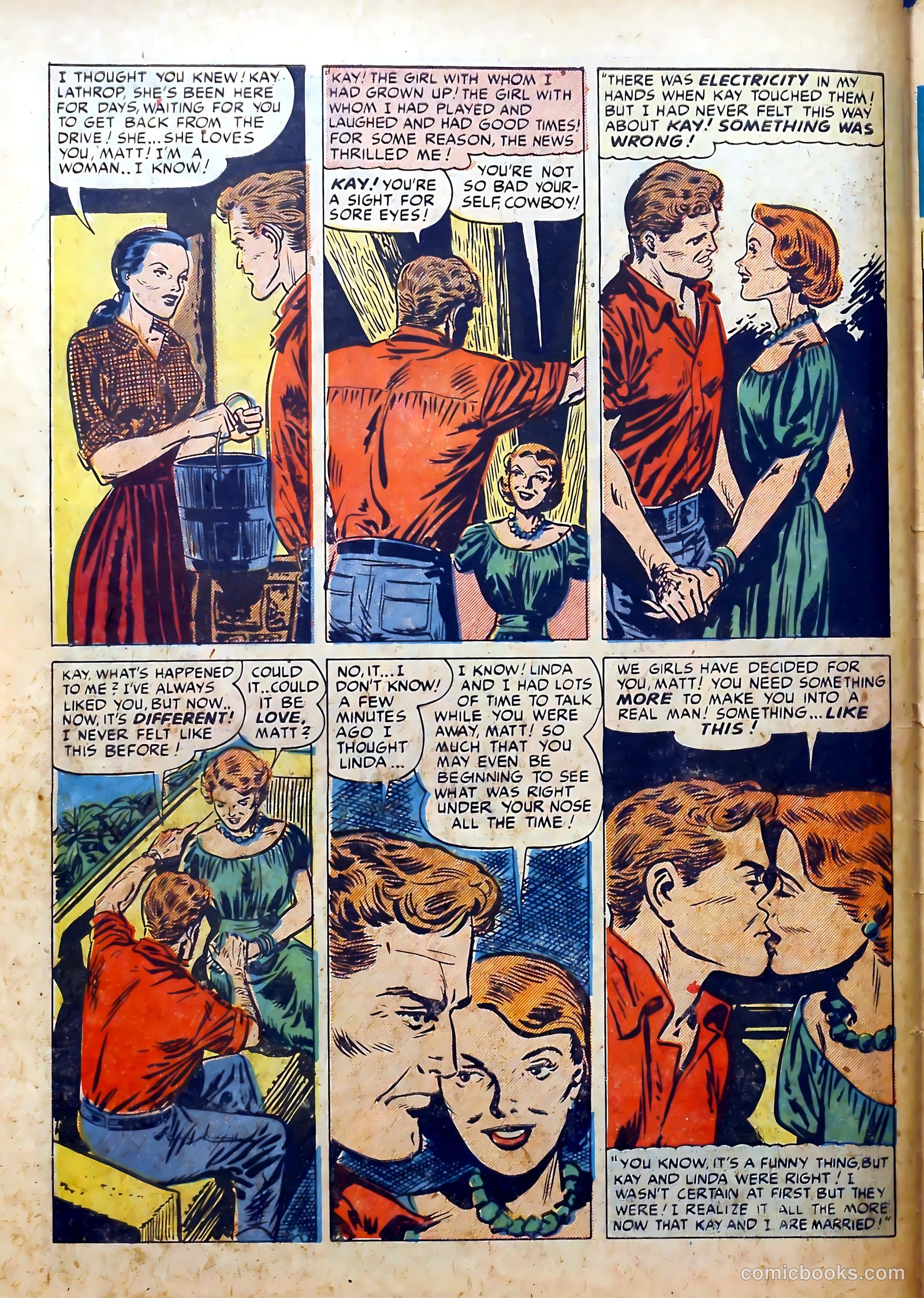 Real Romances #6 (1950) — page 48 of 52