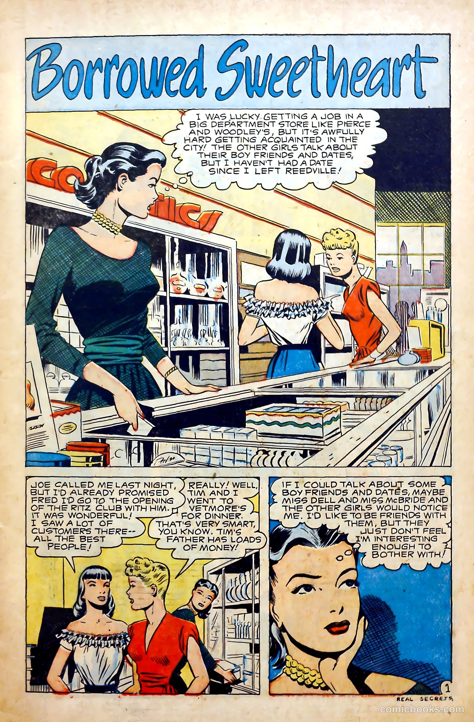 Real Secrets #3 (1950) — page 3 of 36