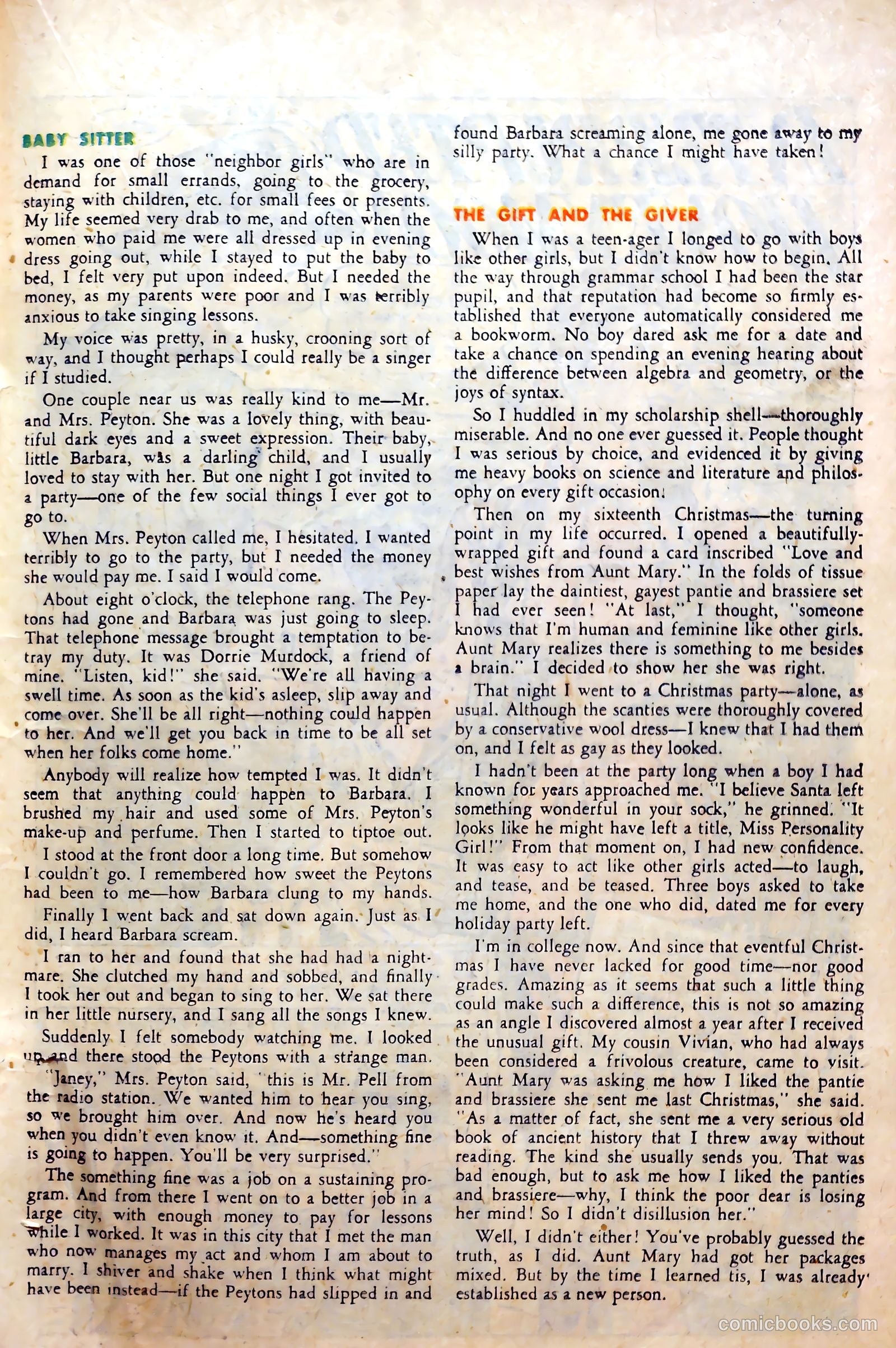 Real Secrets #4 (1950) — page 27 of 52
