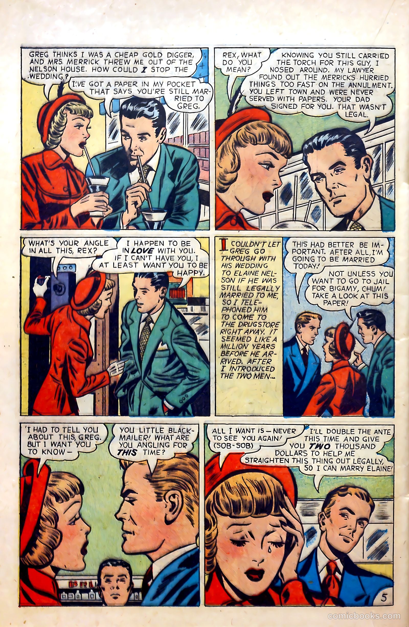 Real Secrets #4 (1950) — page 32 of 52