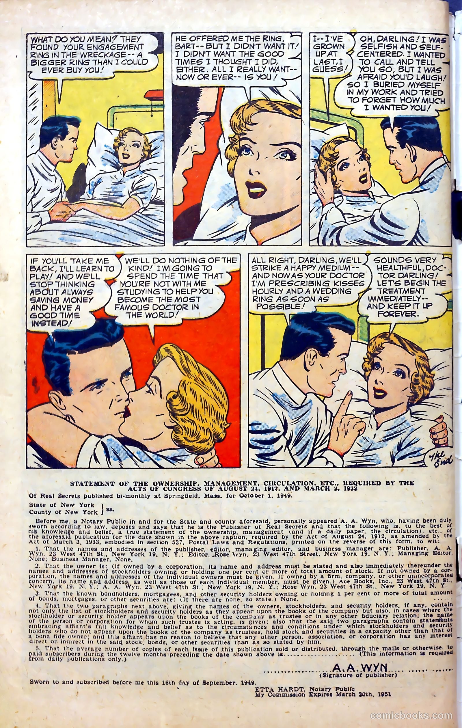 Real Secrets #4 (1950) — page 50 of 52