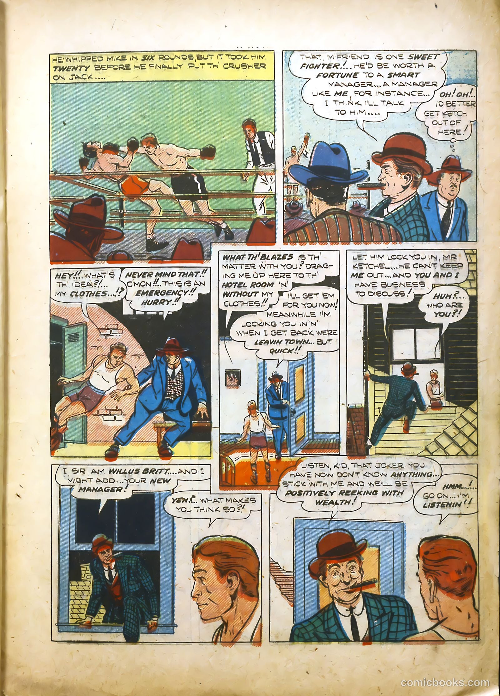 Real Sports Comics #1 (1948) — page 9 of 53