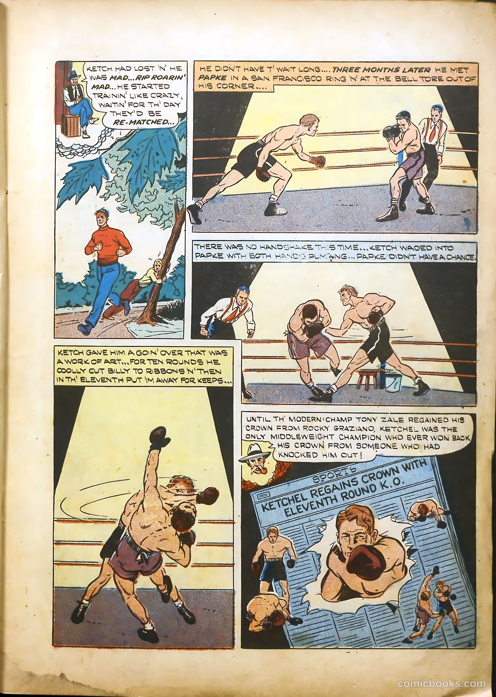 Real Sports Comics #1 (1948) — page 11 of 53